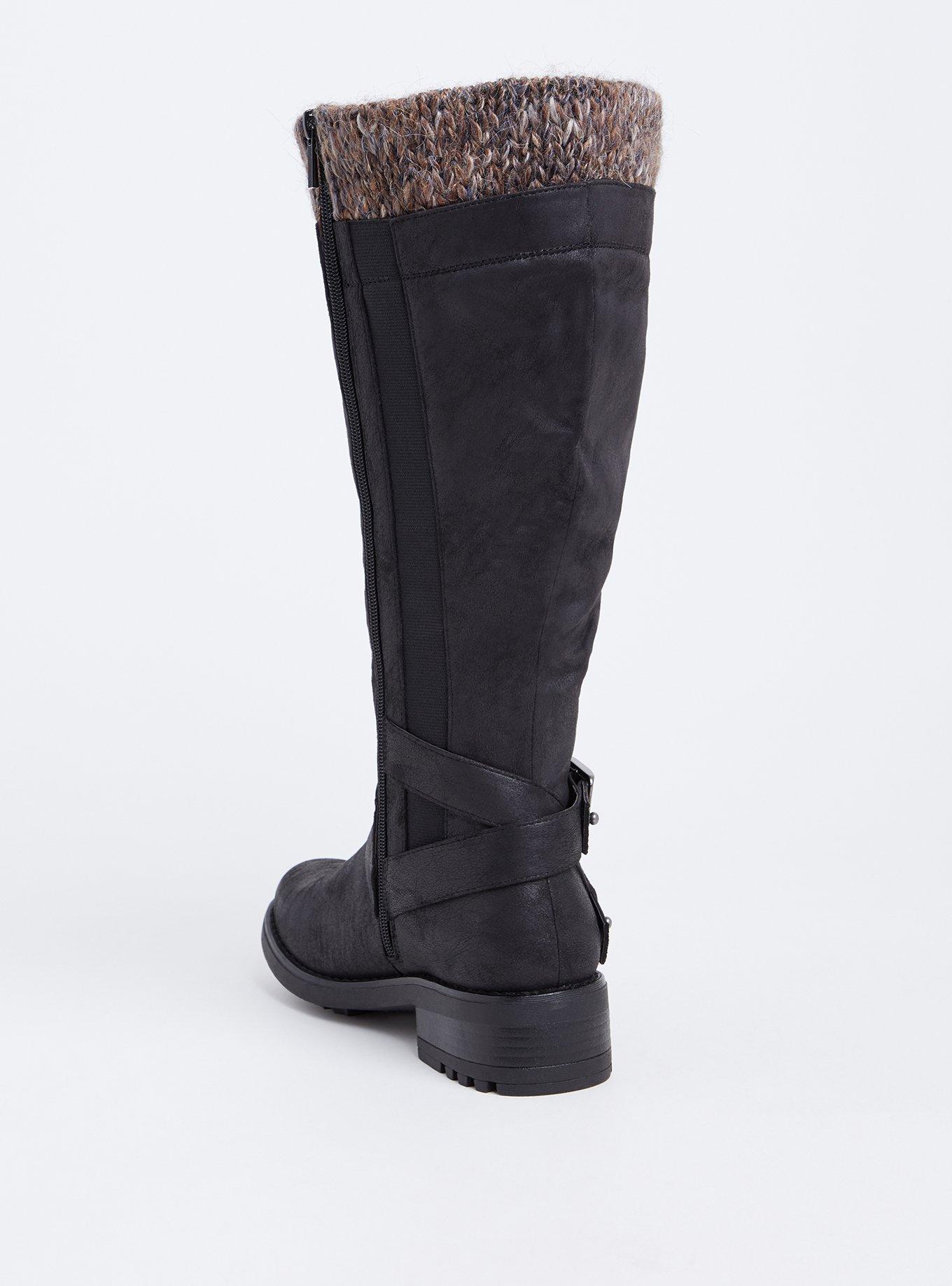 Sweater 2024 trim boots