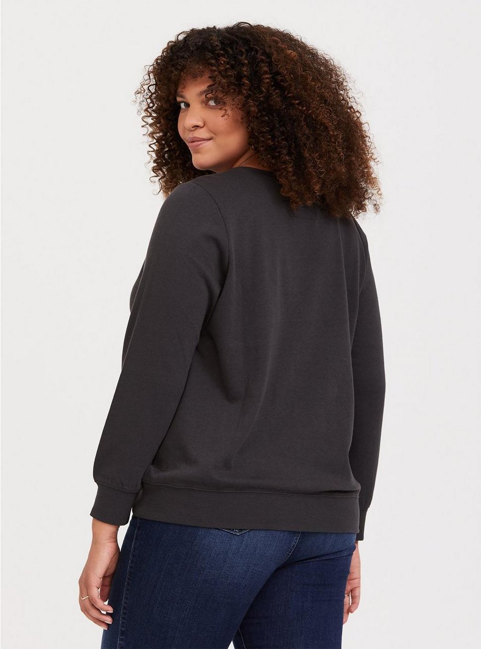 Plus Size - Queen Dark Grey Pullover Sweatshirt - Torrid