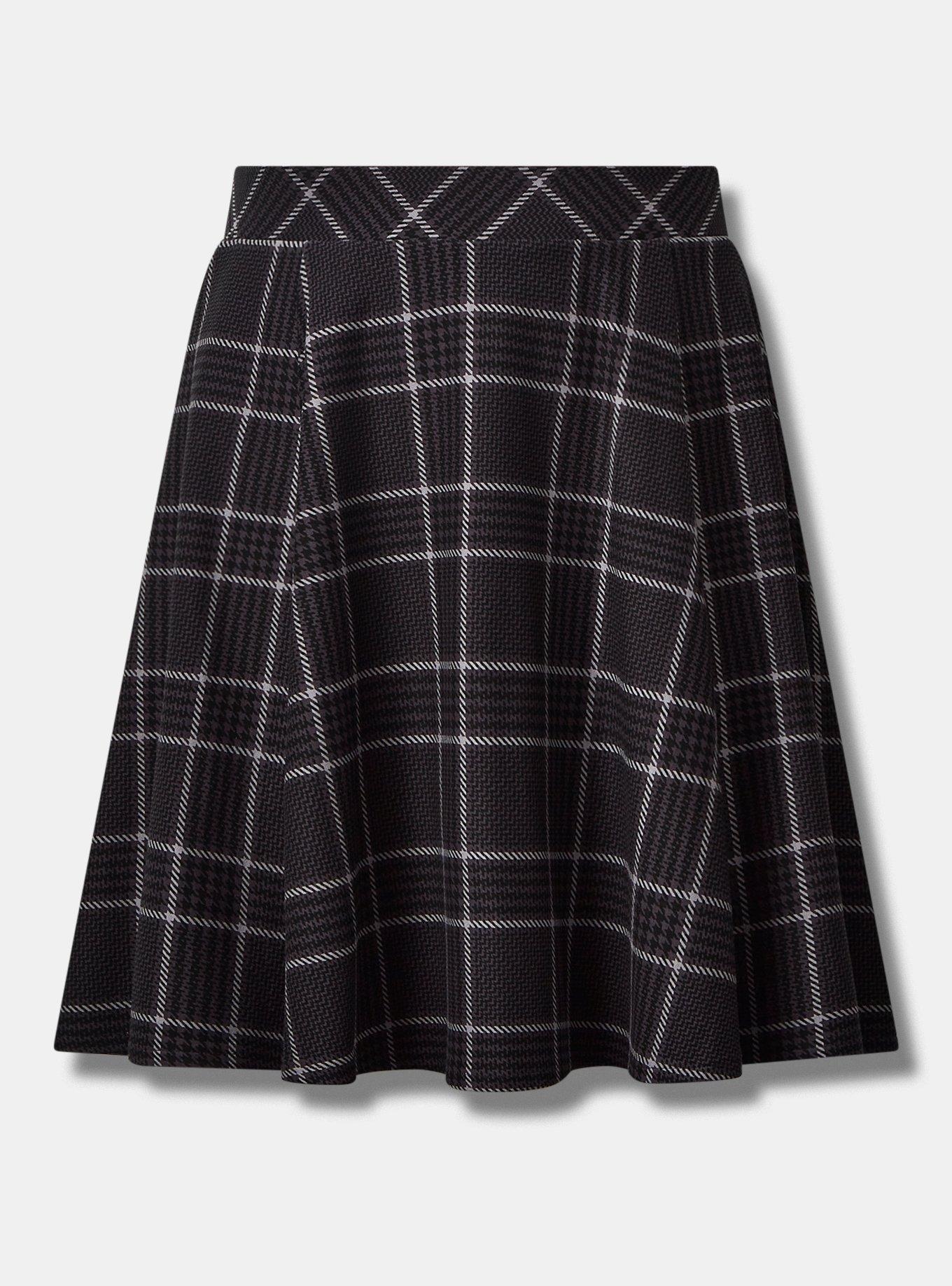 Plus Size - Mini Studio Luxe Ponte A-Line Skirt - Torrid