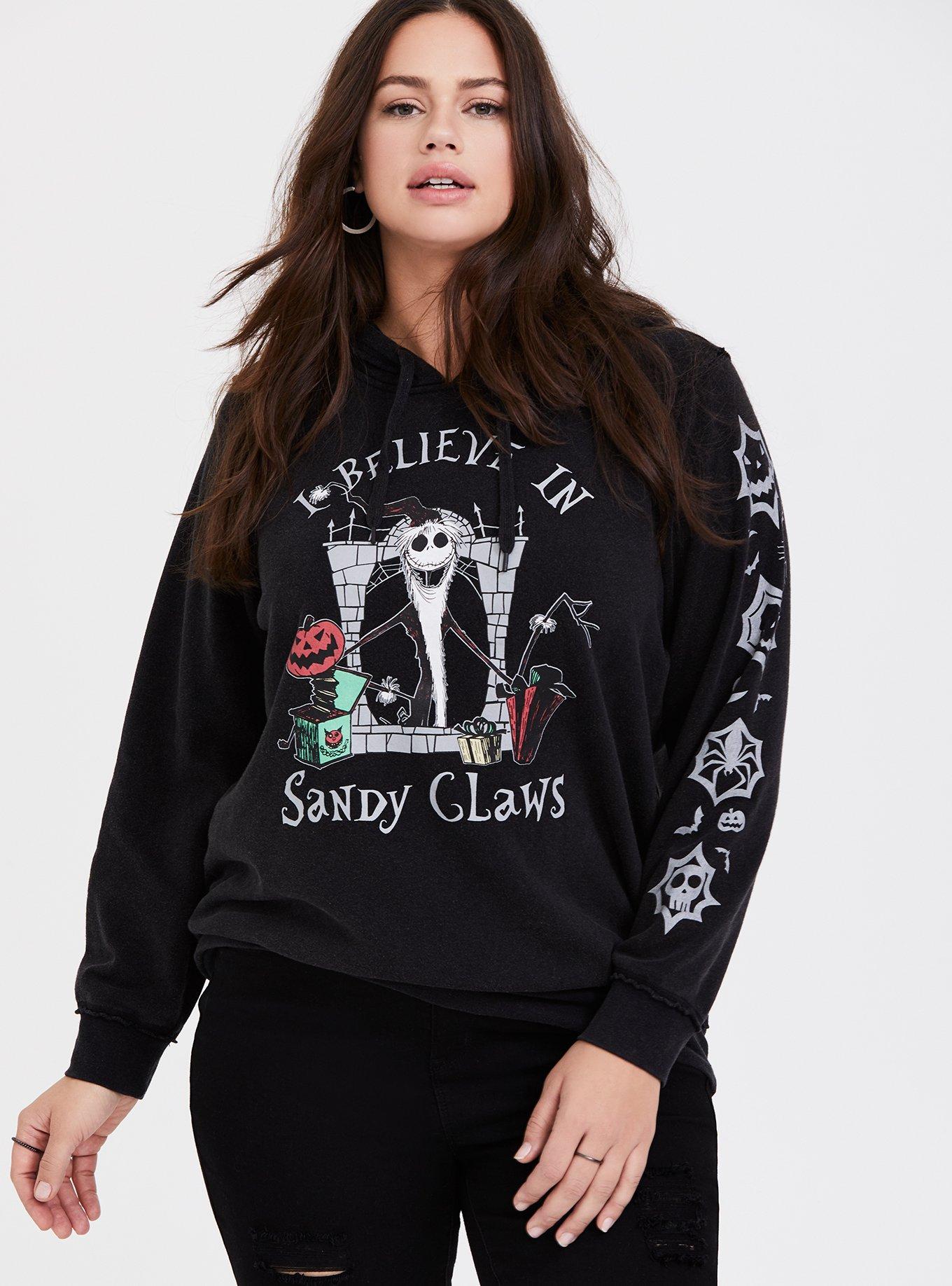 Talla L: Sudadera DISNEY UNISEX PULLOVER HOODIE: THE NIGHT BEFORE CHRISTMAS  MOONLIGHT (BACK PRINT) - Gothic-Zone