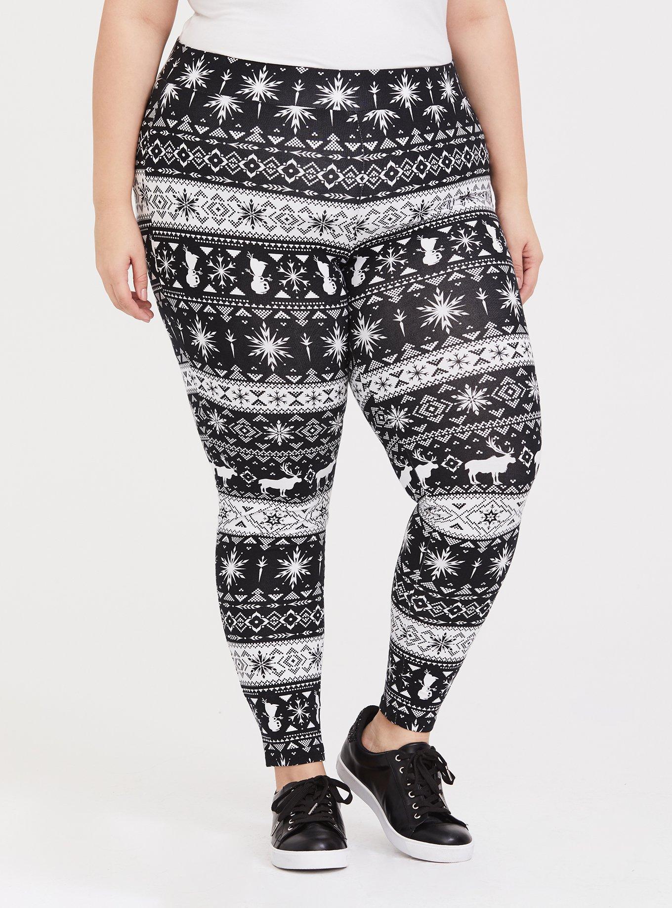 Women's Fair Isle Leggings (3X) 