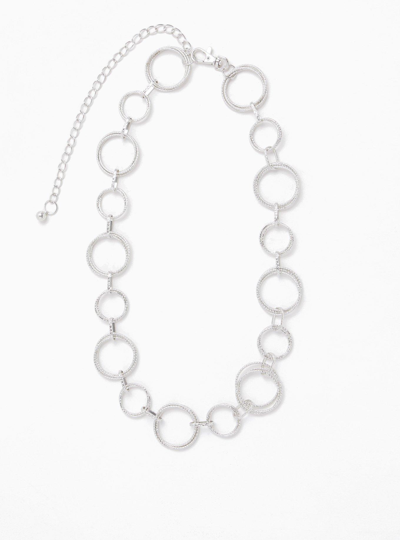 Plus Size Chain Belt, SILVER, alternate