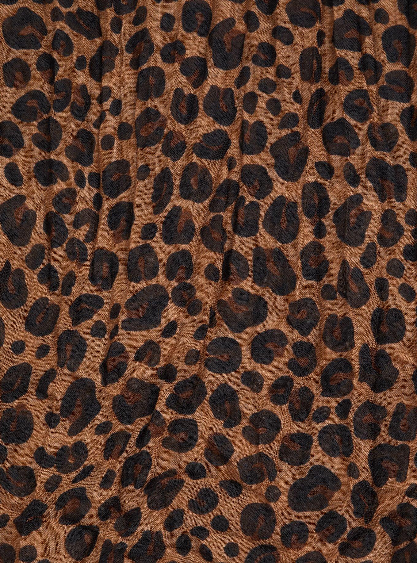 Plus Size - Leopard Print Scarf - Torrid