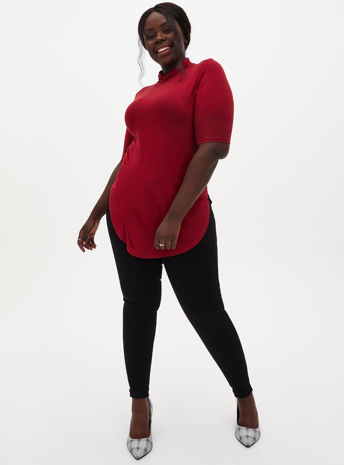 Plus size turtleneck tunic hotsell