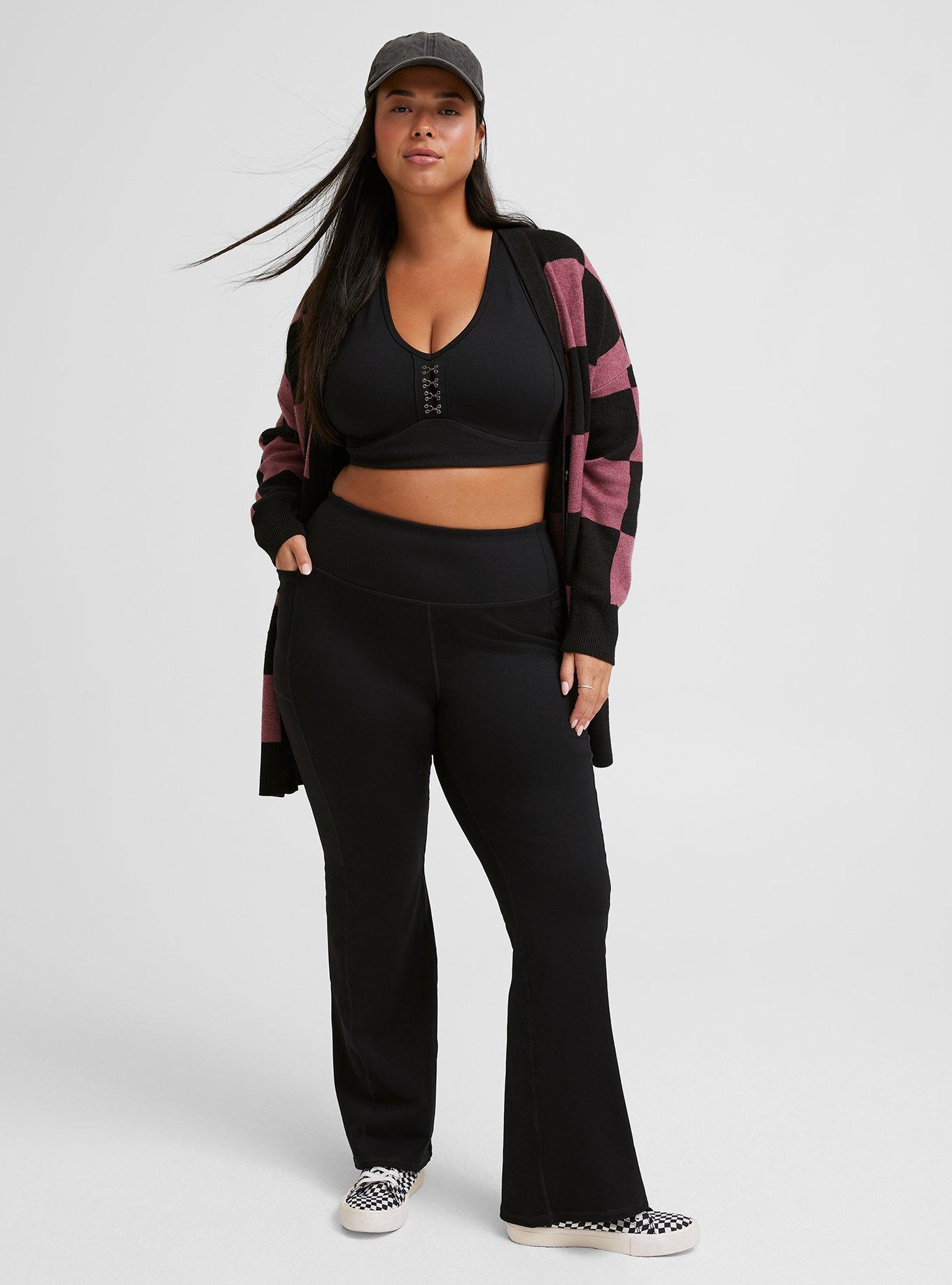 Plus Size - Boot Cut Pant - Performance Core Black - Torrid