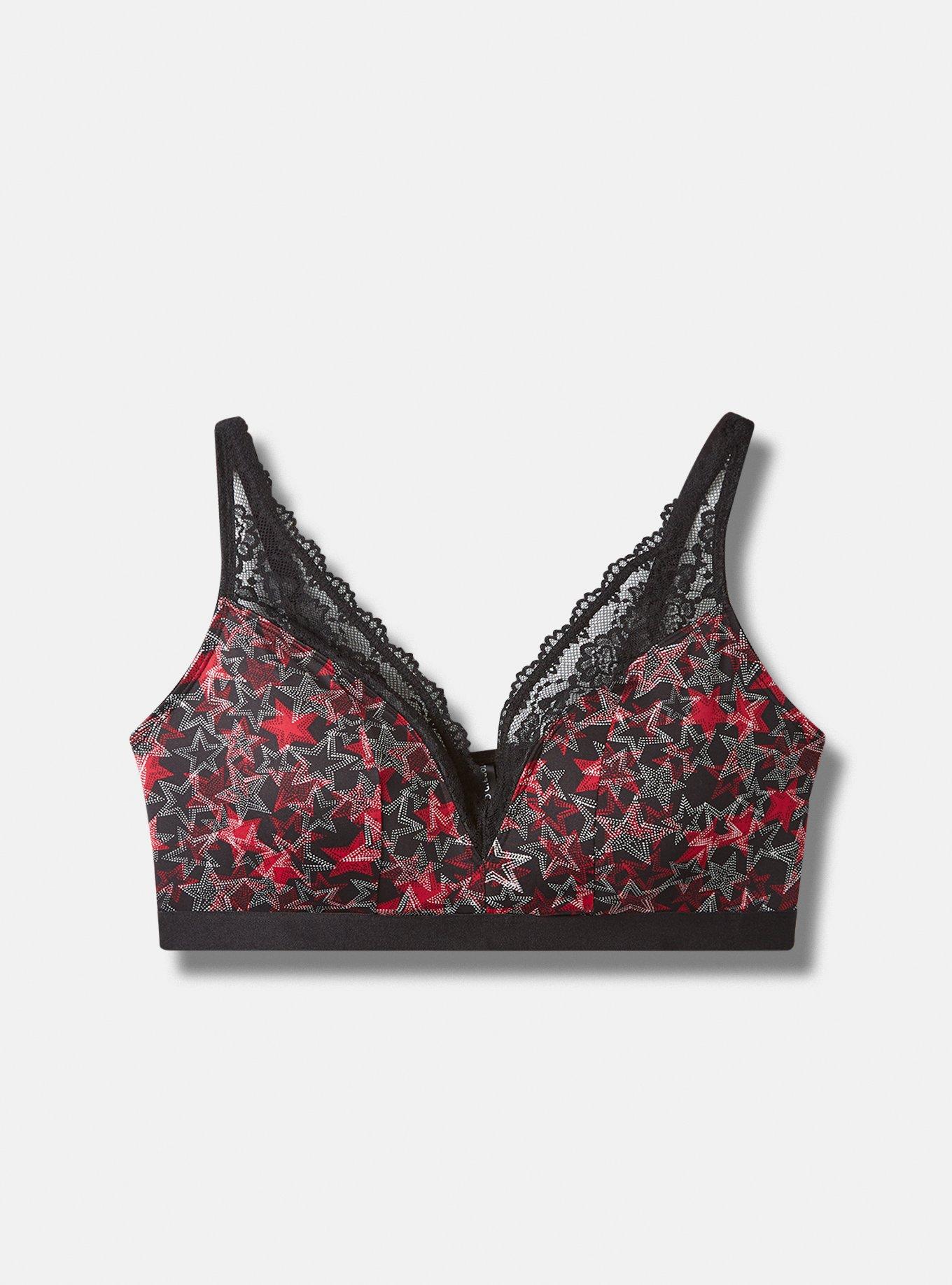 TORRID Lightly Lined Microfiber Plunge Bralette