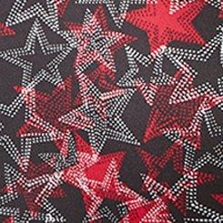 Plus Size Lightly Lined Microfiber Plunge Bralette, STAR BACKGROUND PINK, swatch