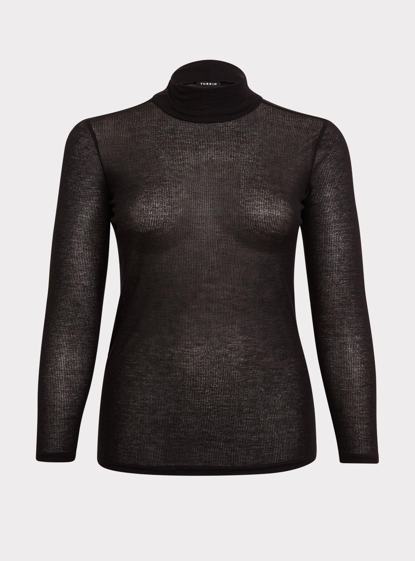 Knit Turtleneck Top, , hi-res