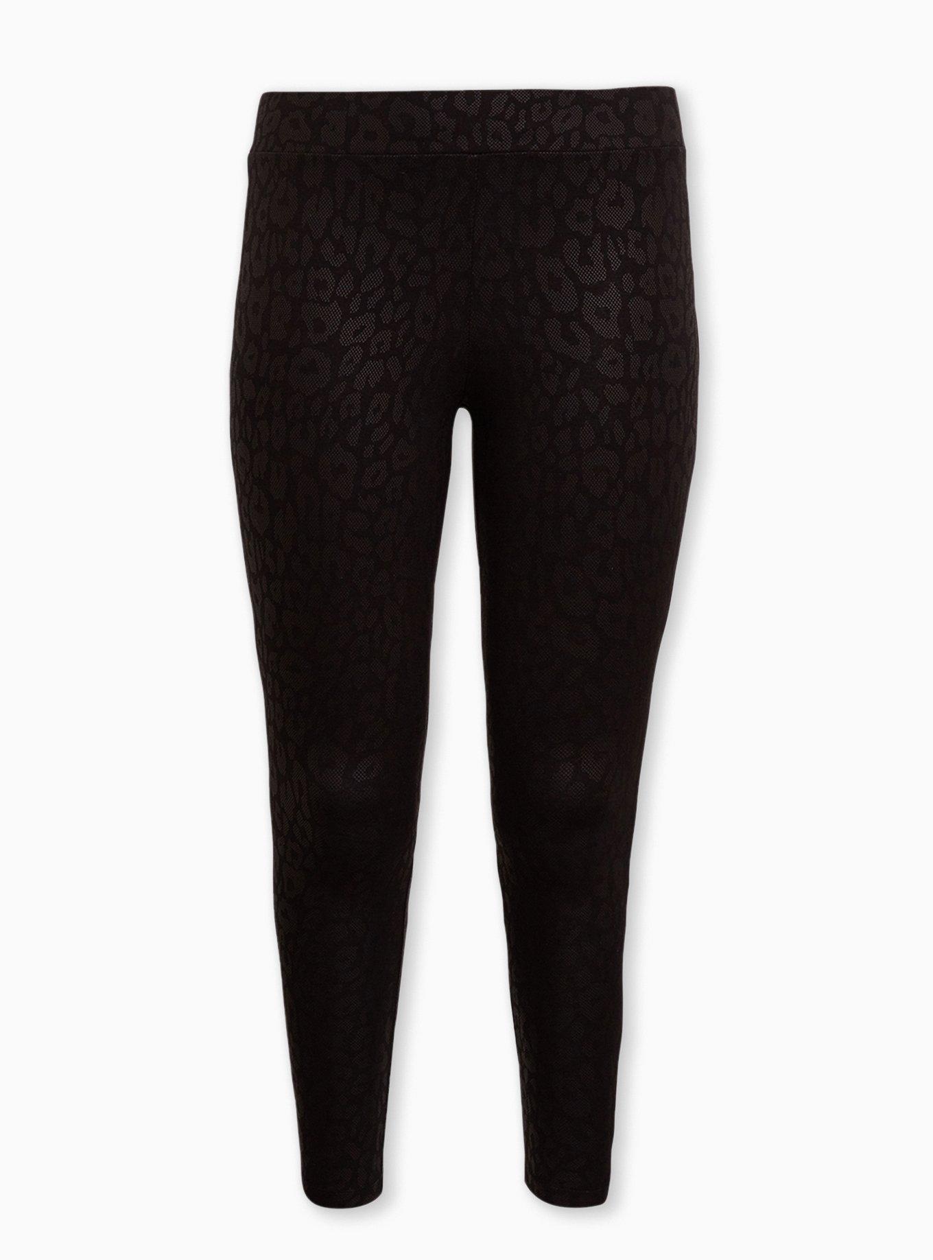 torrid, Pants & Jumpsuits, Nwt Torrid Premium Legging Leopard Metallic  Black 2x