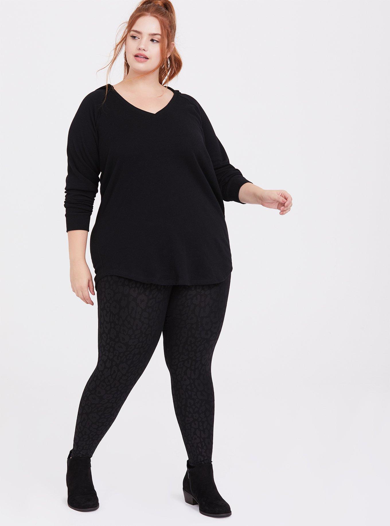 Premium Legging - Leopard Metallic Black, , hi-res
