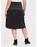 Black Satin Slip Skirt, DEEP BLACK, alternate