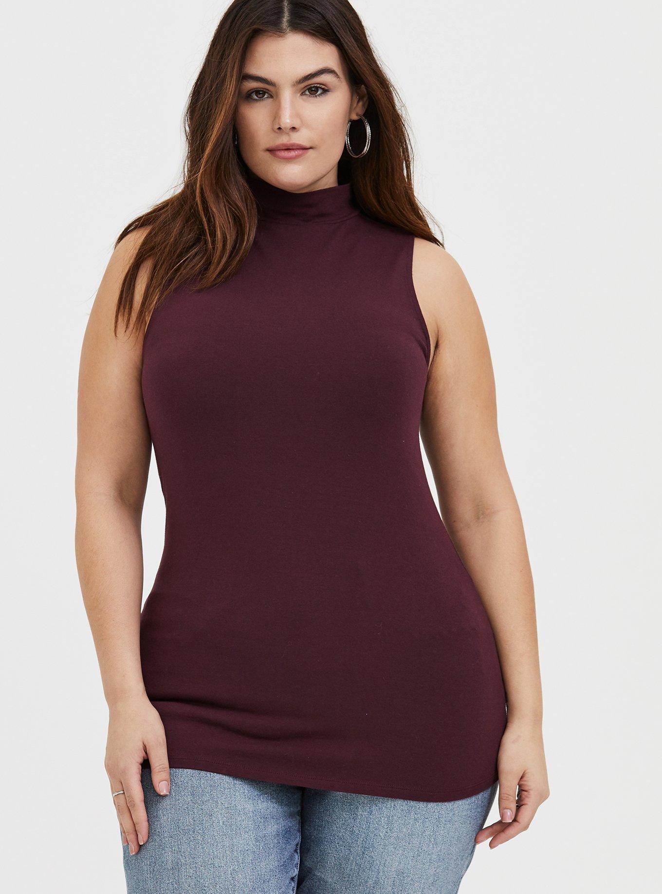 TNRCN MOCK NECK 半袖　sizeL Nara Mock Neck Top