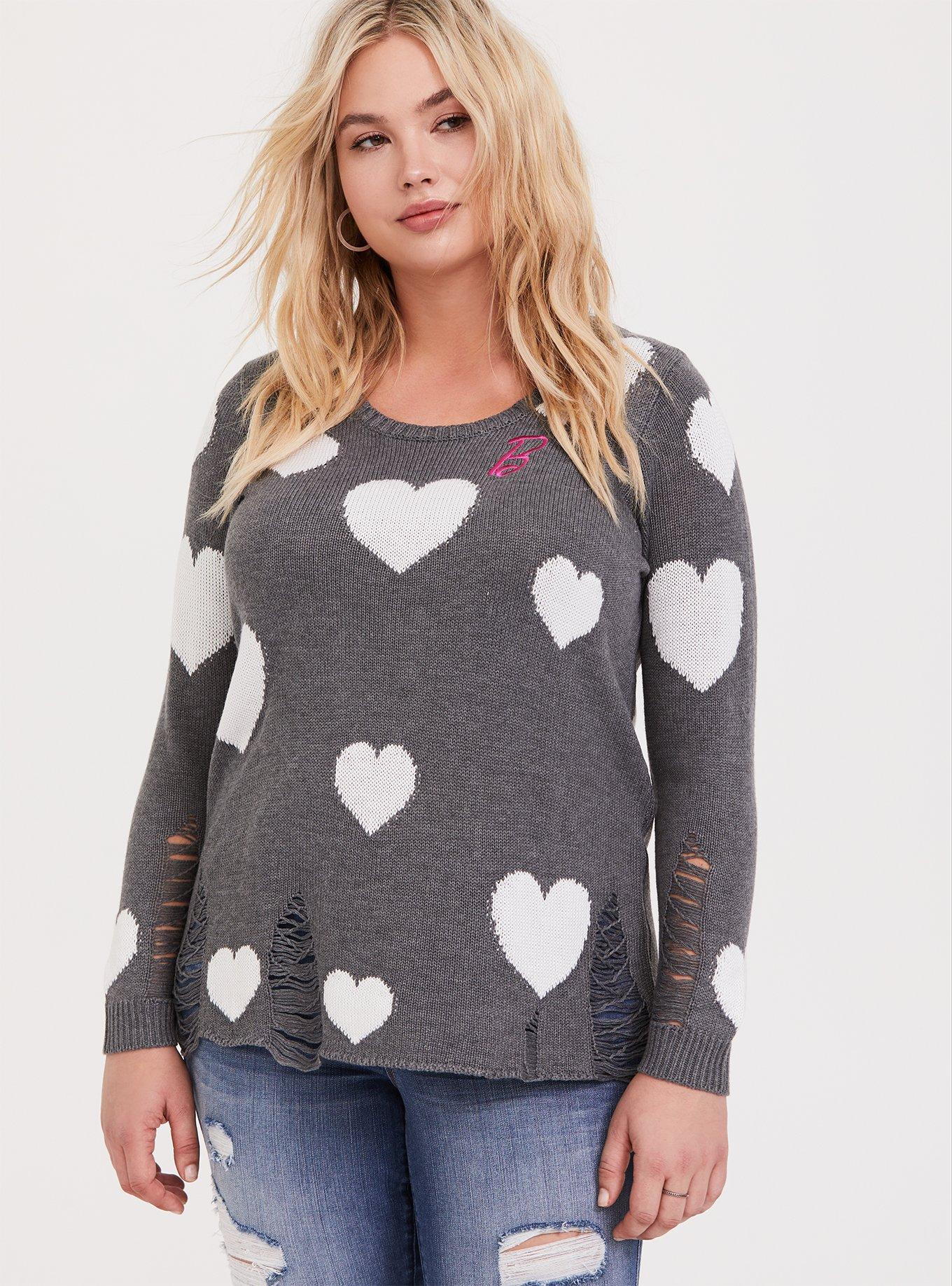 Torrid hotsell heart sweater