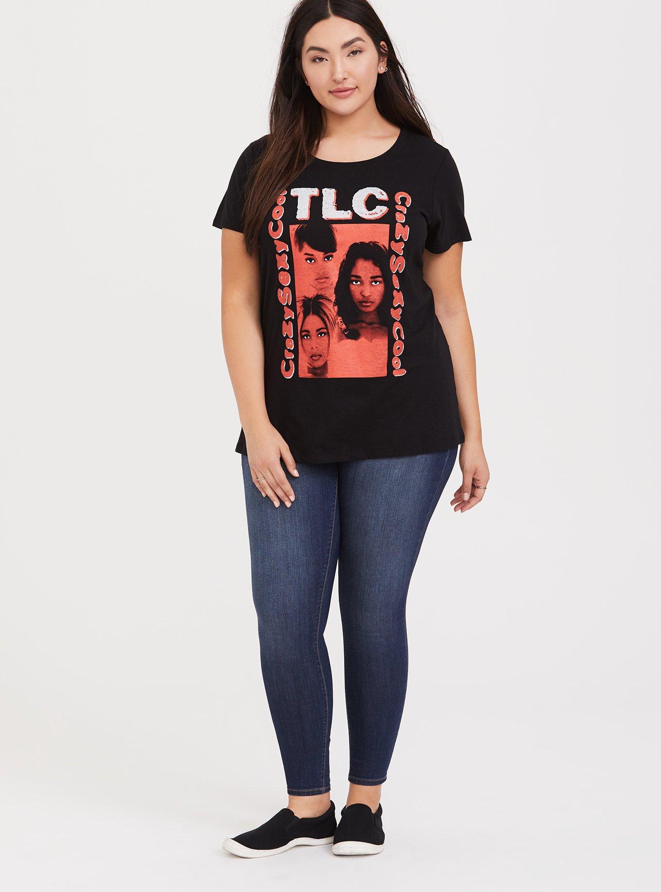 TLC Black Crew Tee, DEEP BLACK, alternate