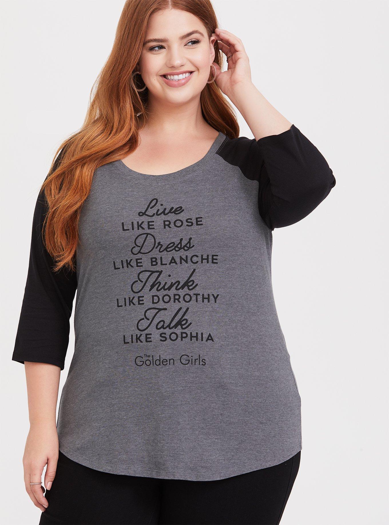 torrid golden girl shirt