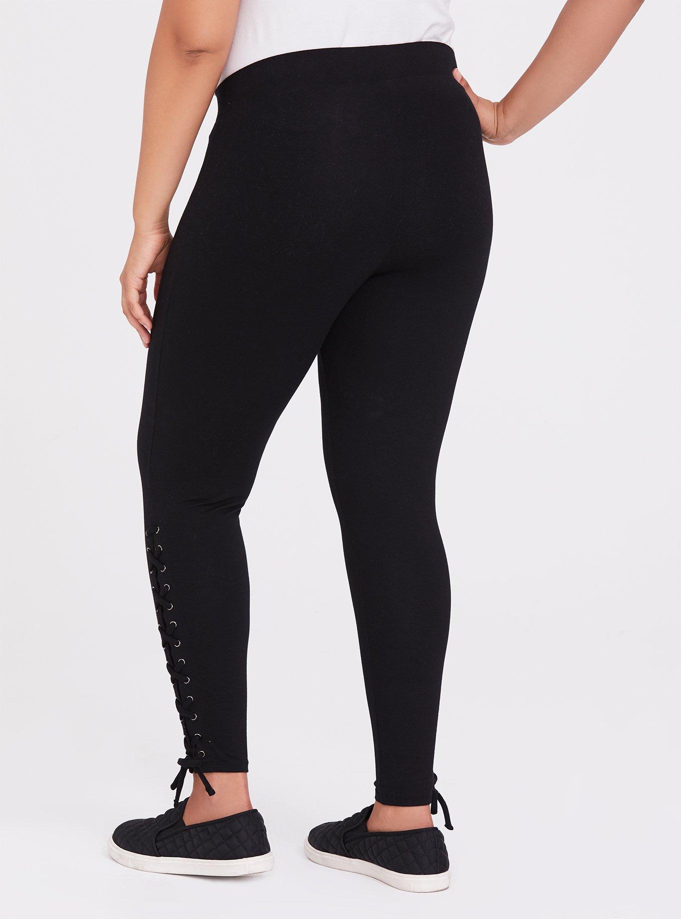 Plus Size - Full-Length Signature Waist Embossed Lattice Pocket Legging -  Torrid