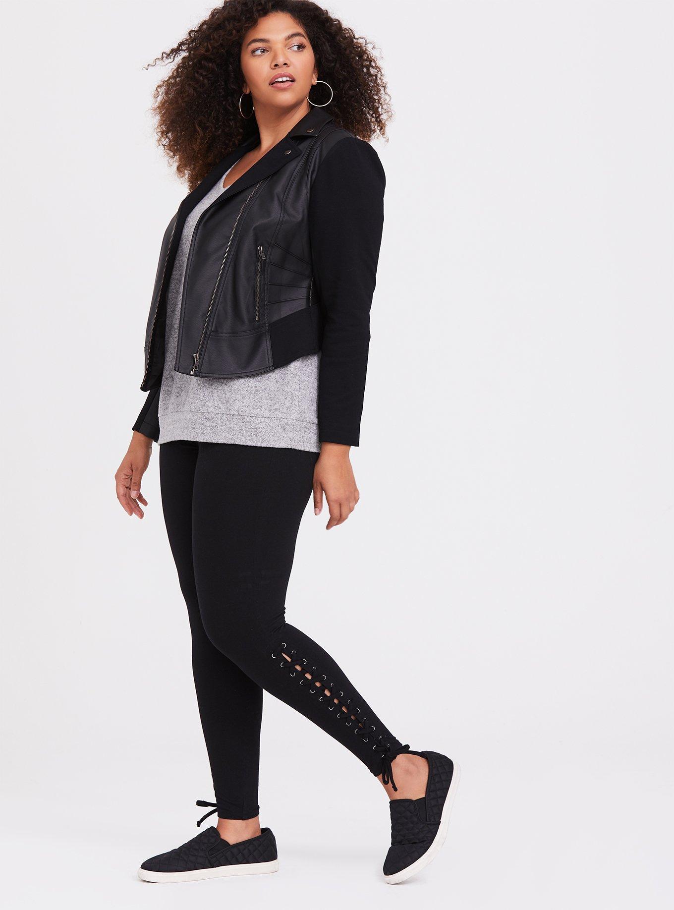 torrid, Pants & Jumpsuits, Nwt Torrid Premium Legging Leopard Metallic  Black 2x