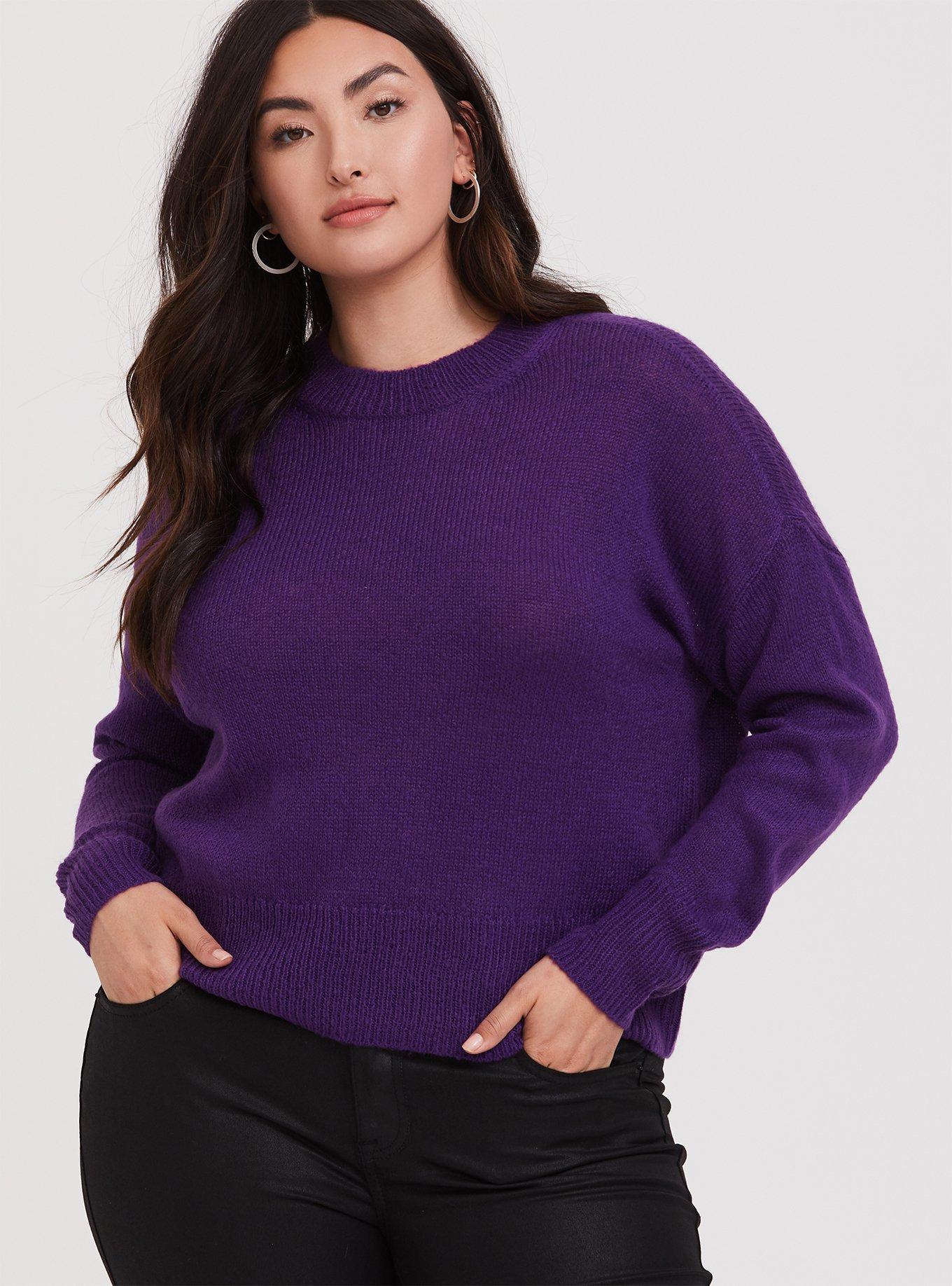 Mirissa Shoulder Cropped Pullover Sweater