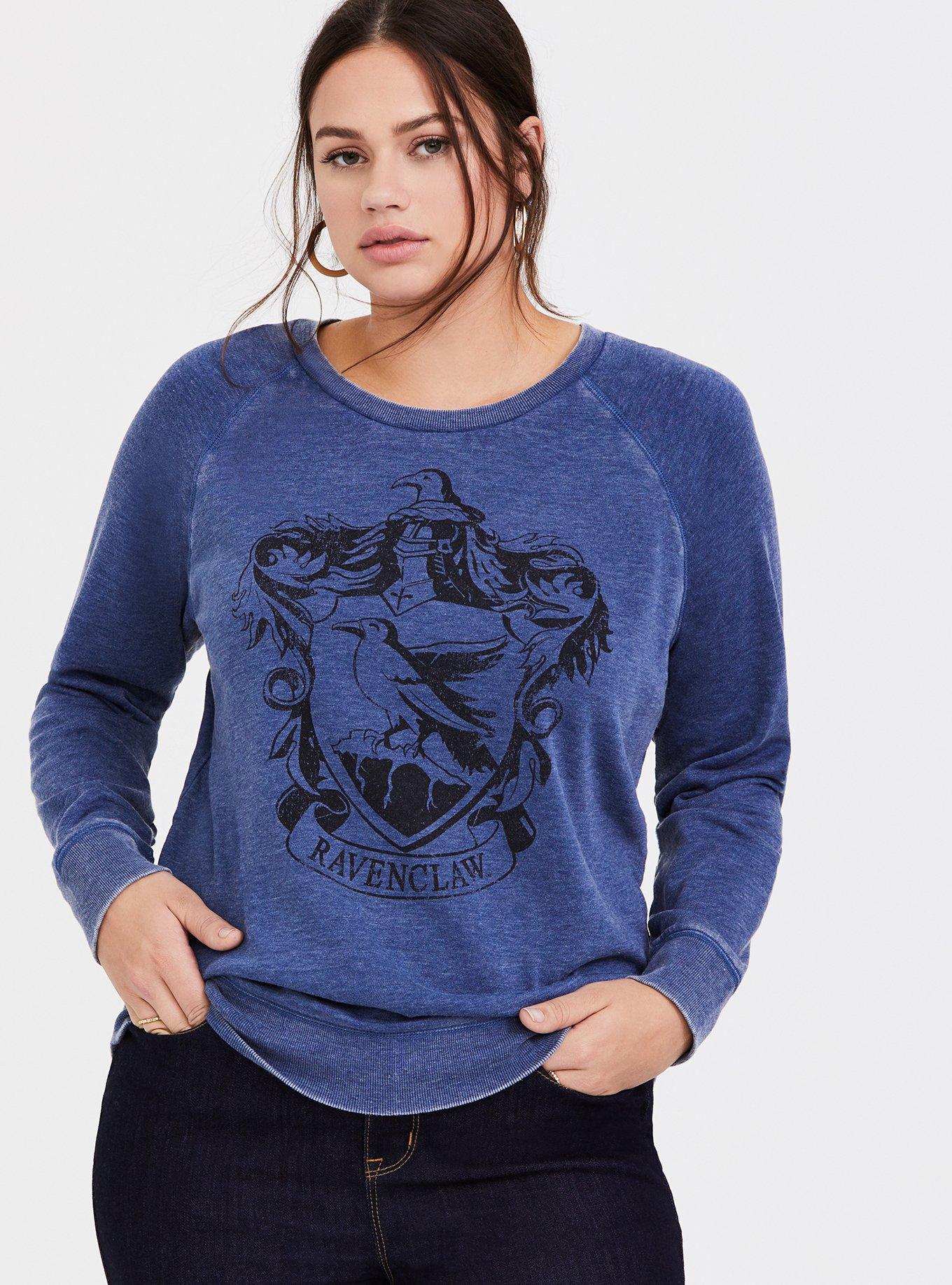 Plus Size Harry Potter Ravenclaw Crest Blue Sweatshirt Torrid