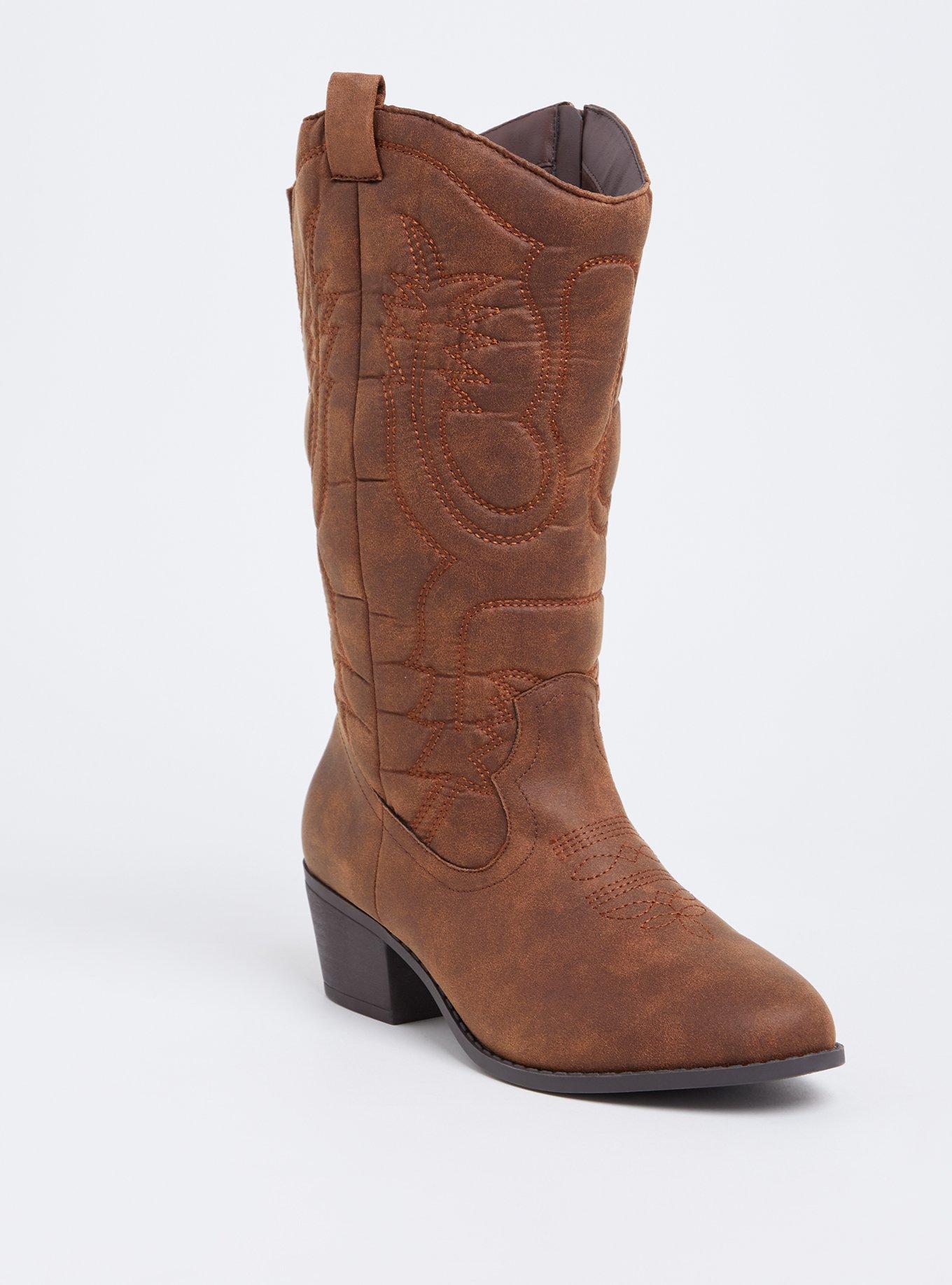 Plus Size Knee High Western Boot WW Torrid