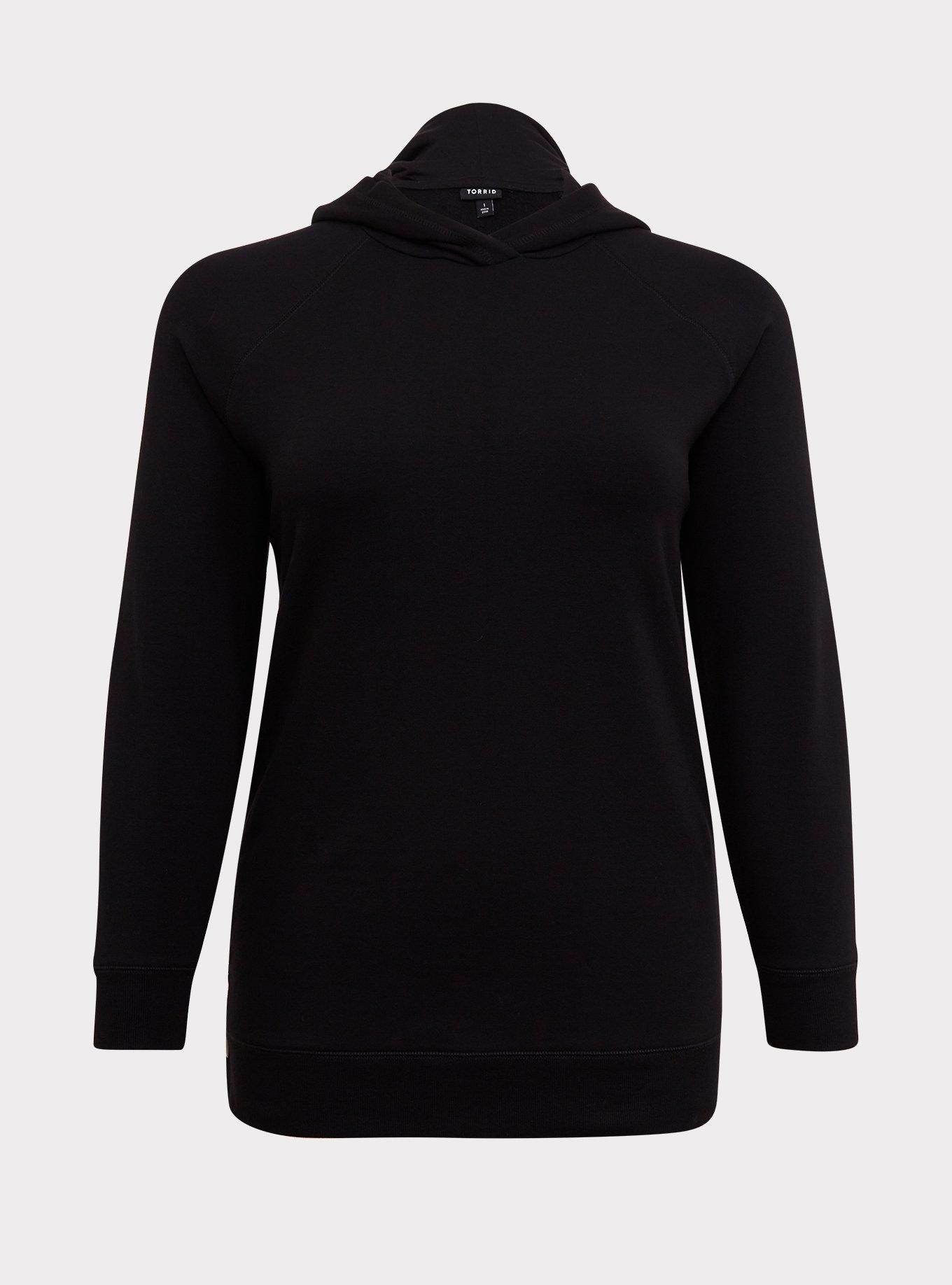 Black tunic hoodie online