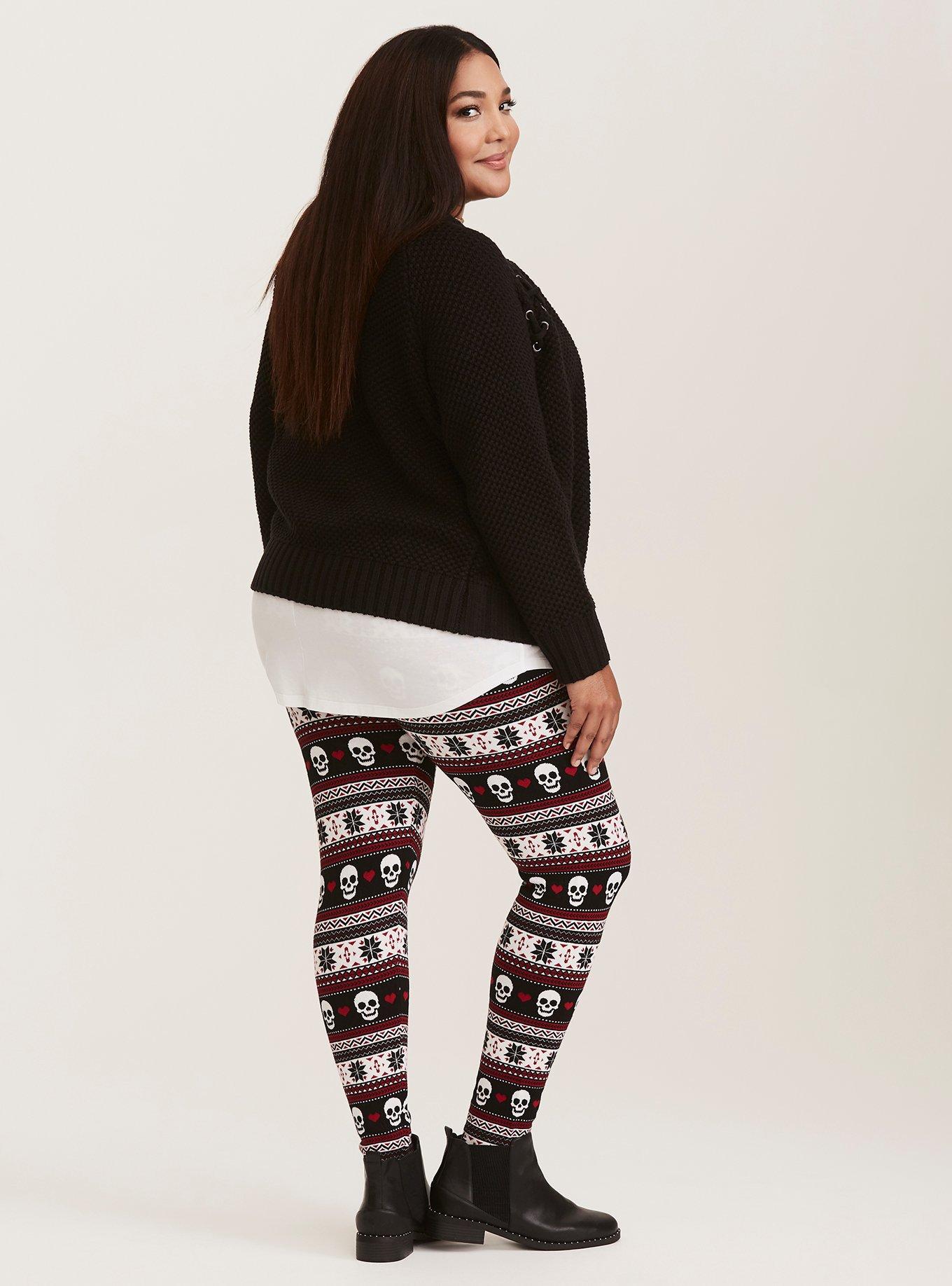 Plus Size - Full Length Comfort Waist Fleece Lined Legging - Torrid