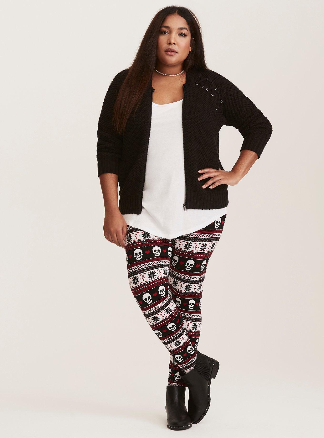 Plus Size - Full Length Comfort Waist Fleece Lined Legging - Torrid