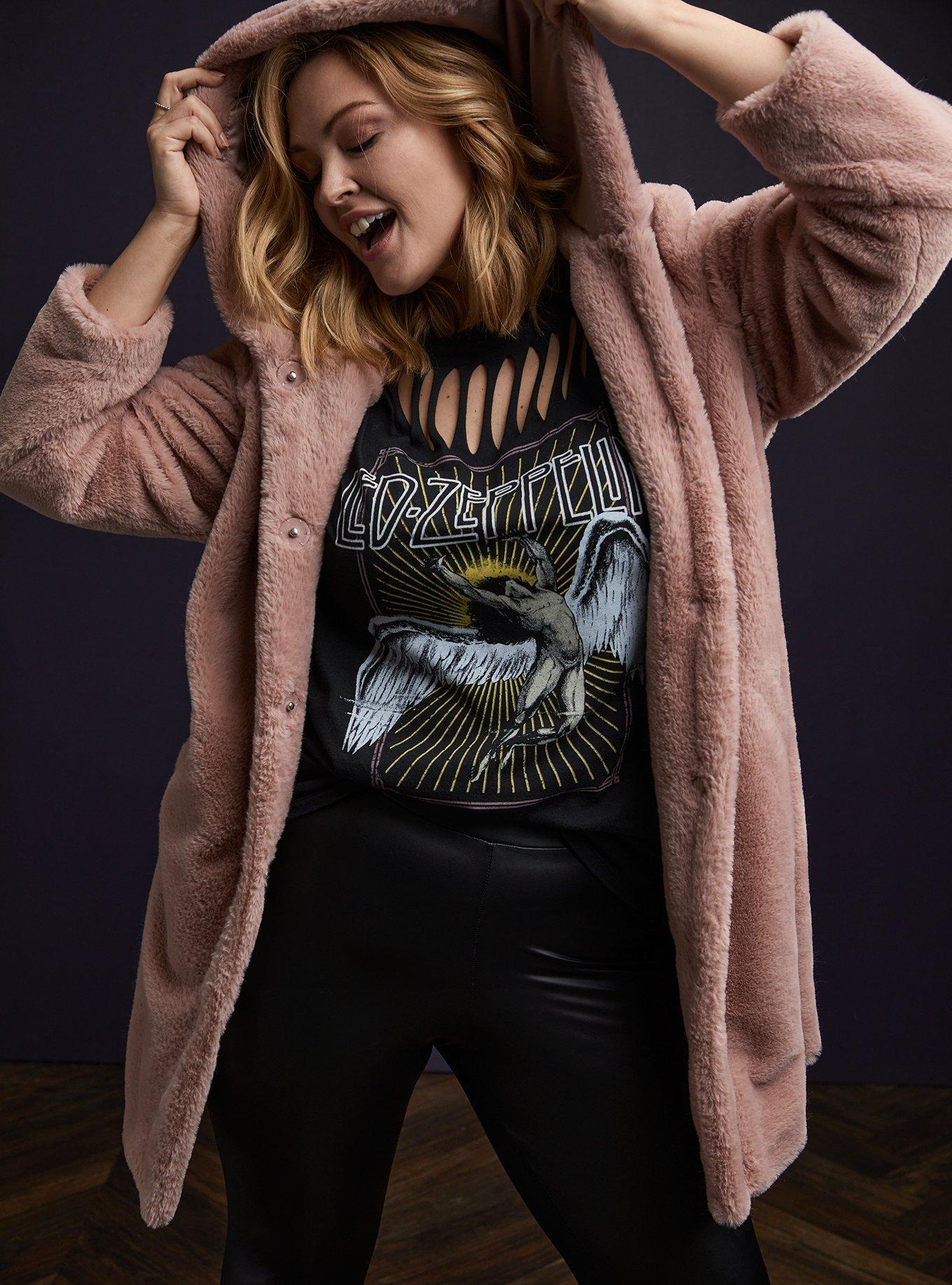 Plus Size Faux Fur Coat Torrid