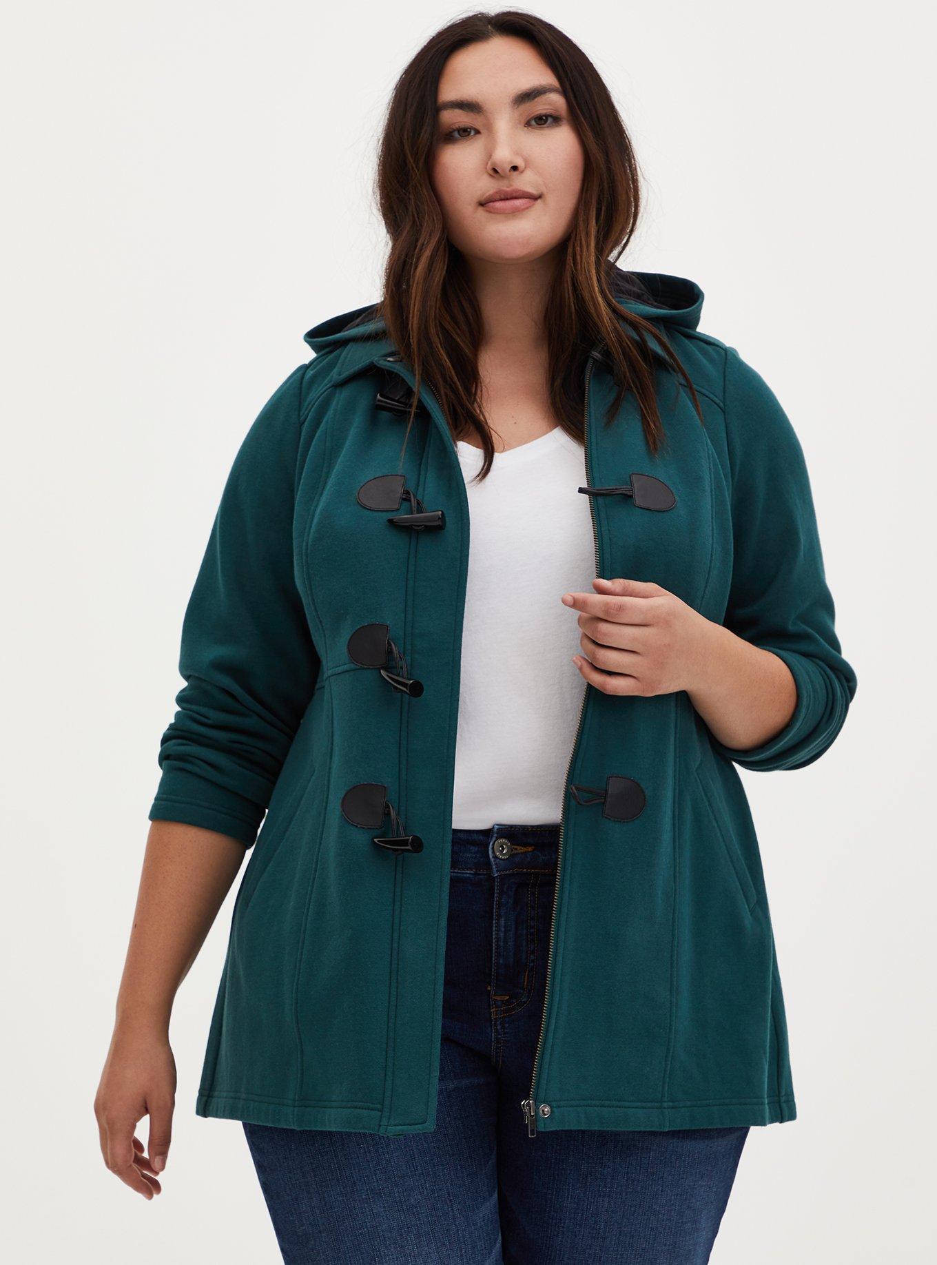 Fleece toggle coat store