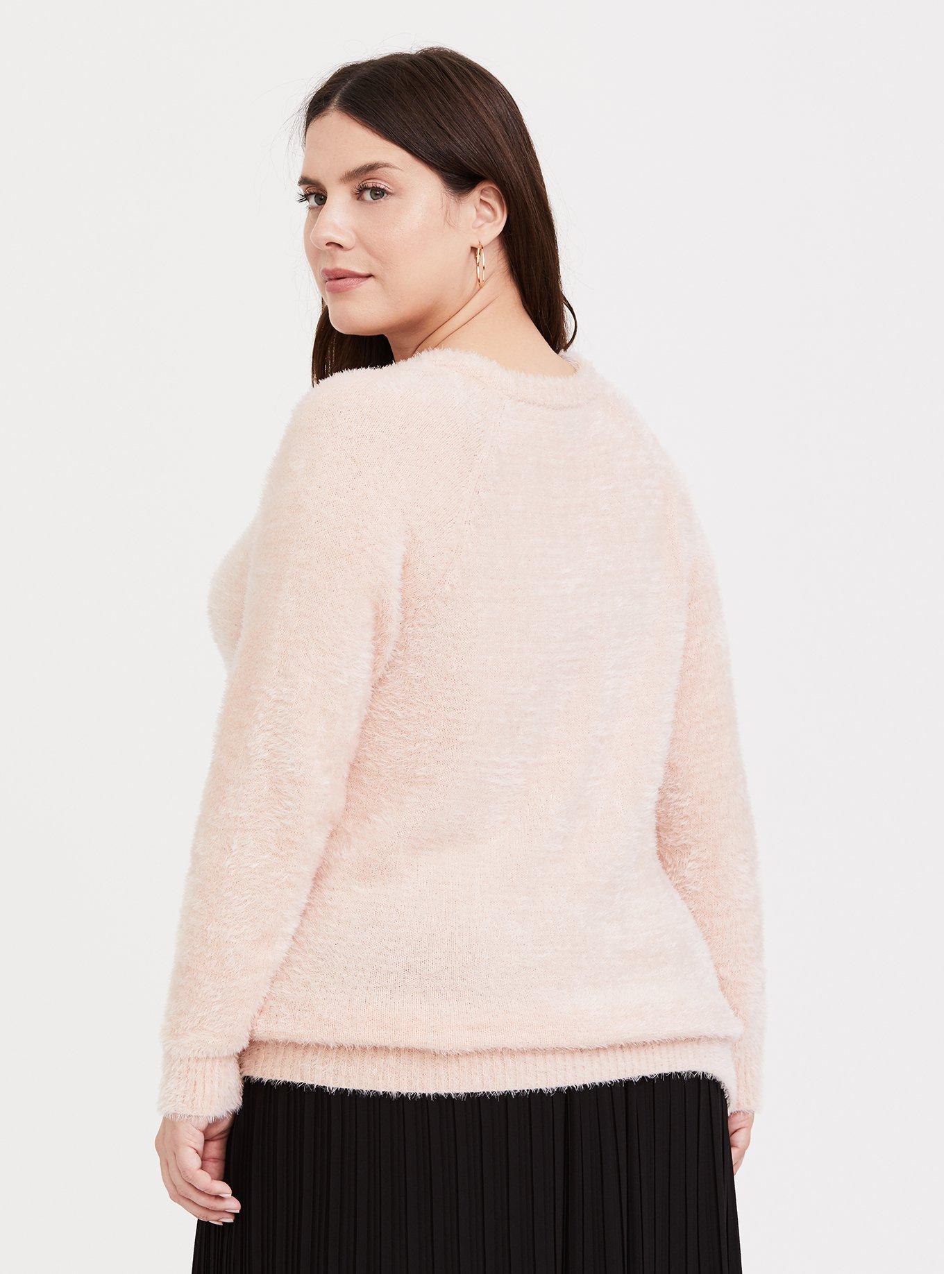 Plus Size Fuzzy Pullover Sweater Torrid