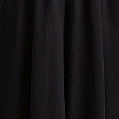 Crepe Midi Smocked Coverup Jumpsuit, DEEP BLACK, swatch