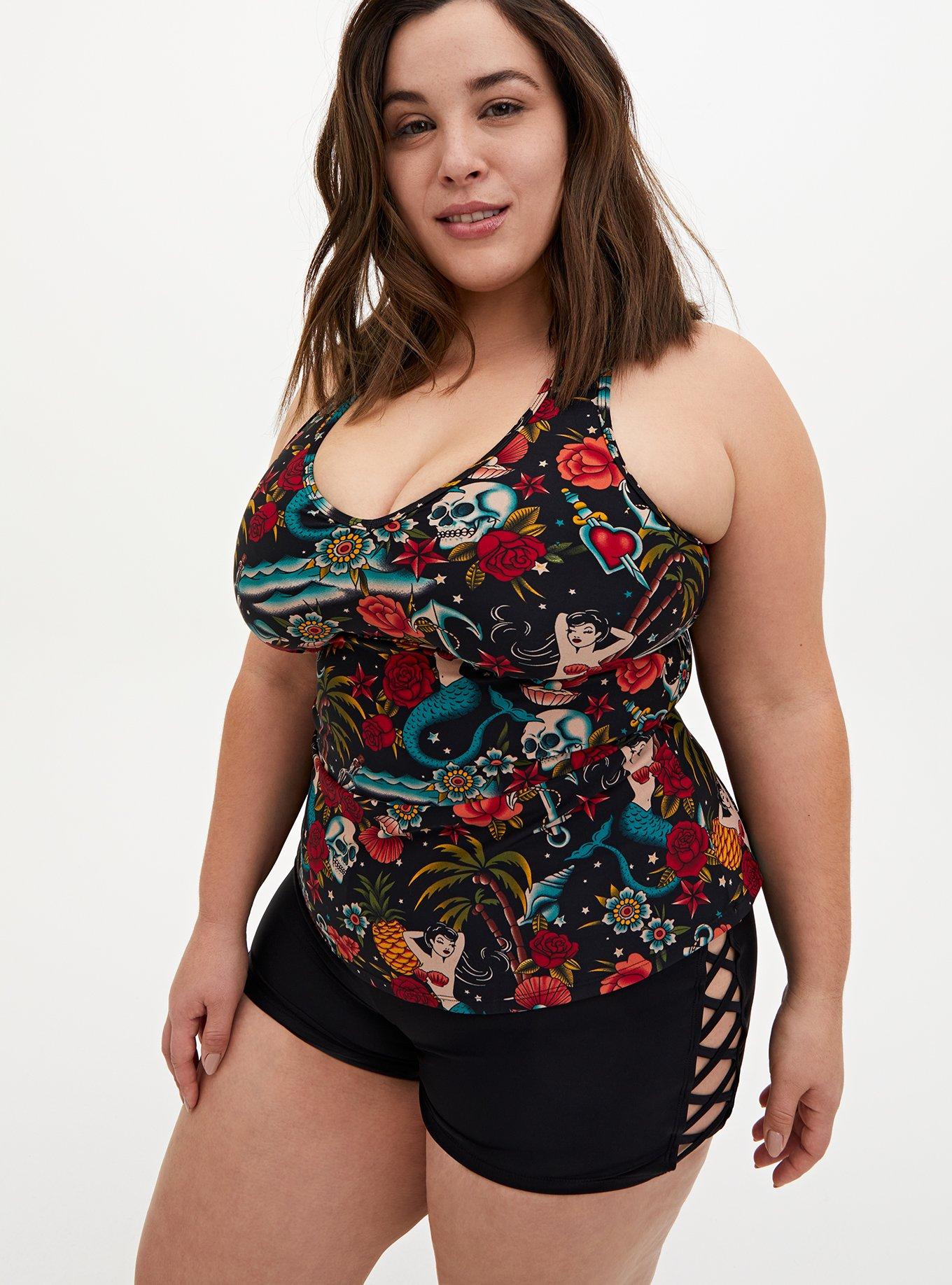 Plus Size - Wireless Racerback Tankini - Torrid