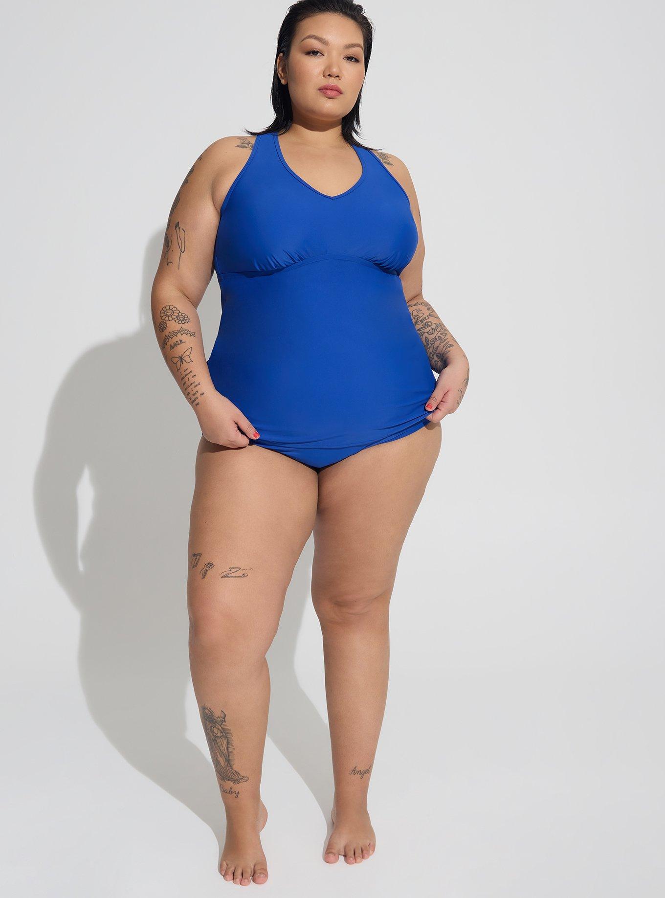 Plus Size - Wireless Racerback Tankini - Torrid