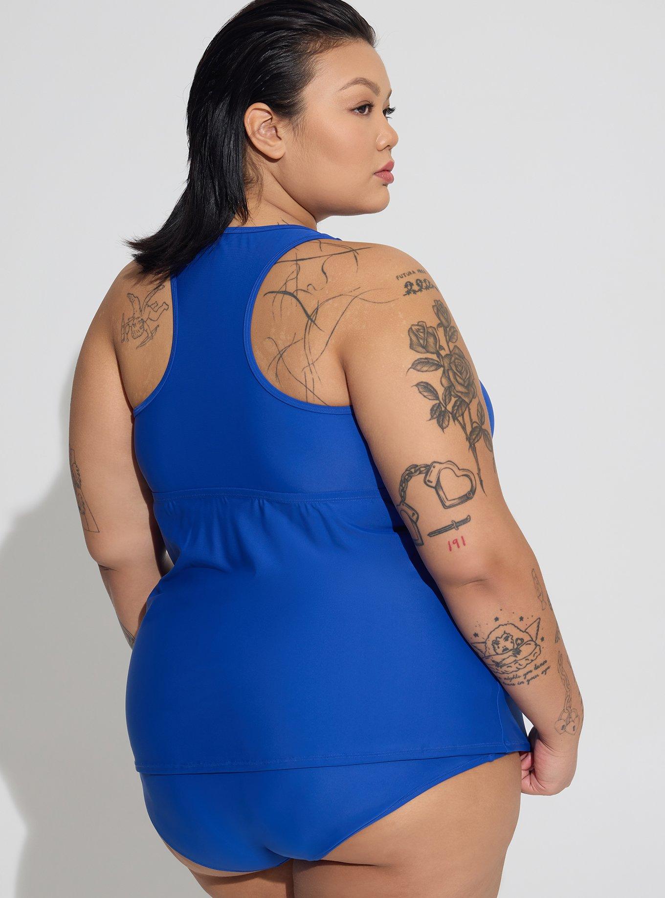 Plus Size - Wireless Racerback Tankini - Torrid