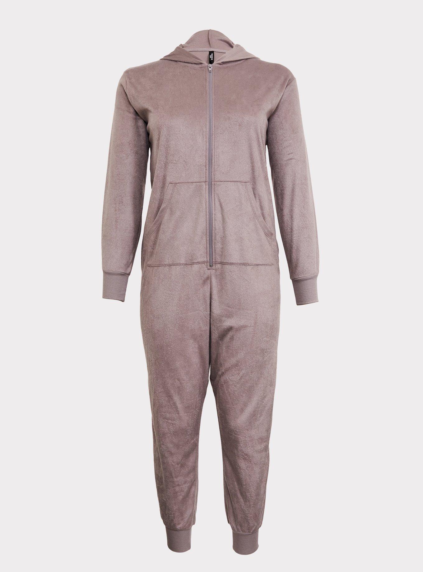 Plus Size - Grey Fleece Koala Sleep Onesie - Torrid