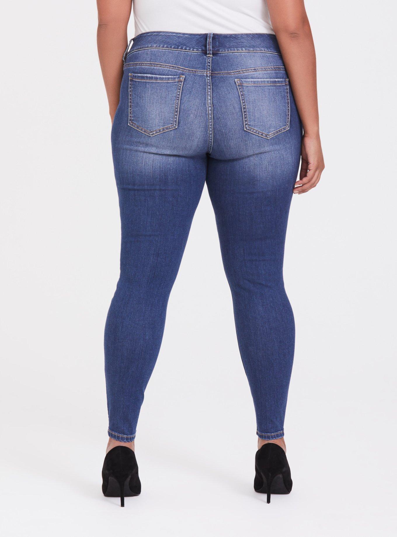 Plus Size Jegging - Premium Stretch Medium Wash, LAKEPORT, alternate