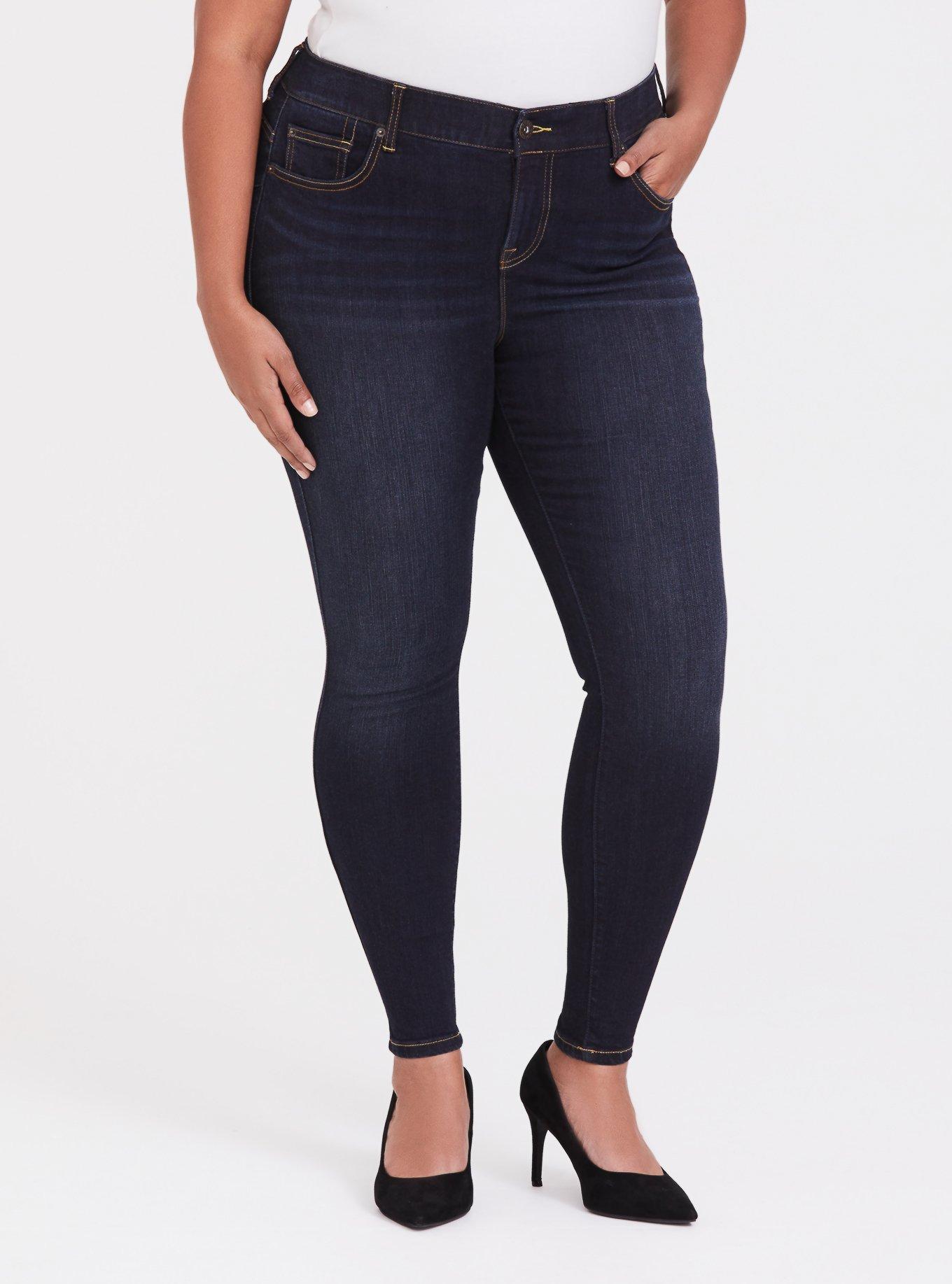 Plus Size - Bombshell Skinny Jean - Premium Stretch Dark Wash - Torrid