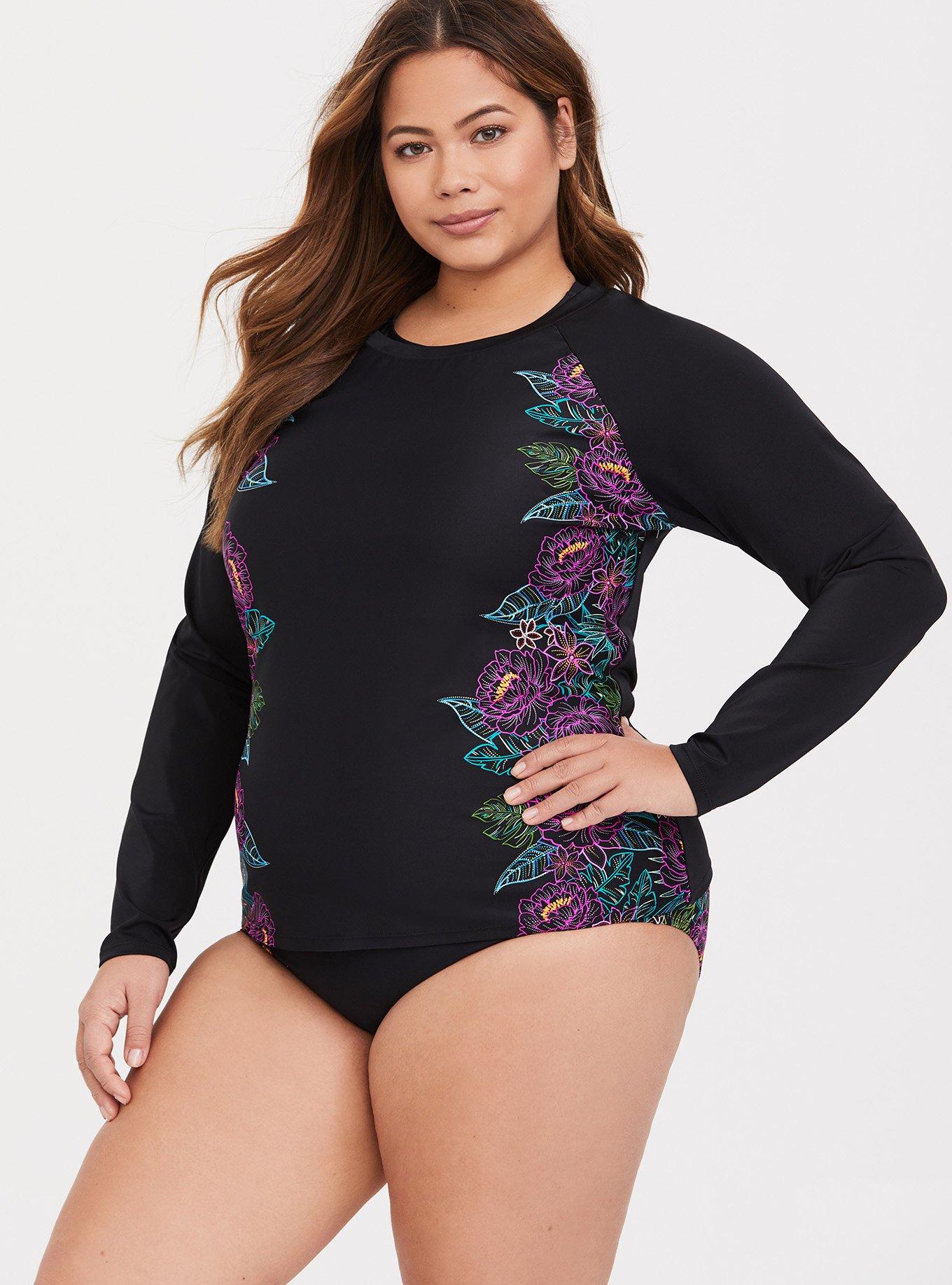 Plus Size - Active Wireless Unlined Rashguard - Torrid