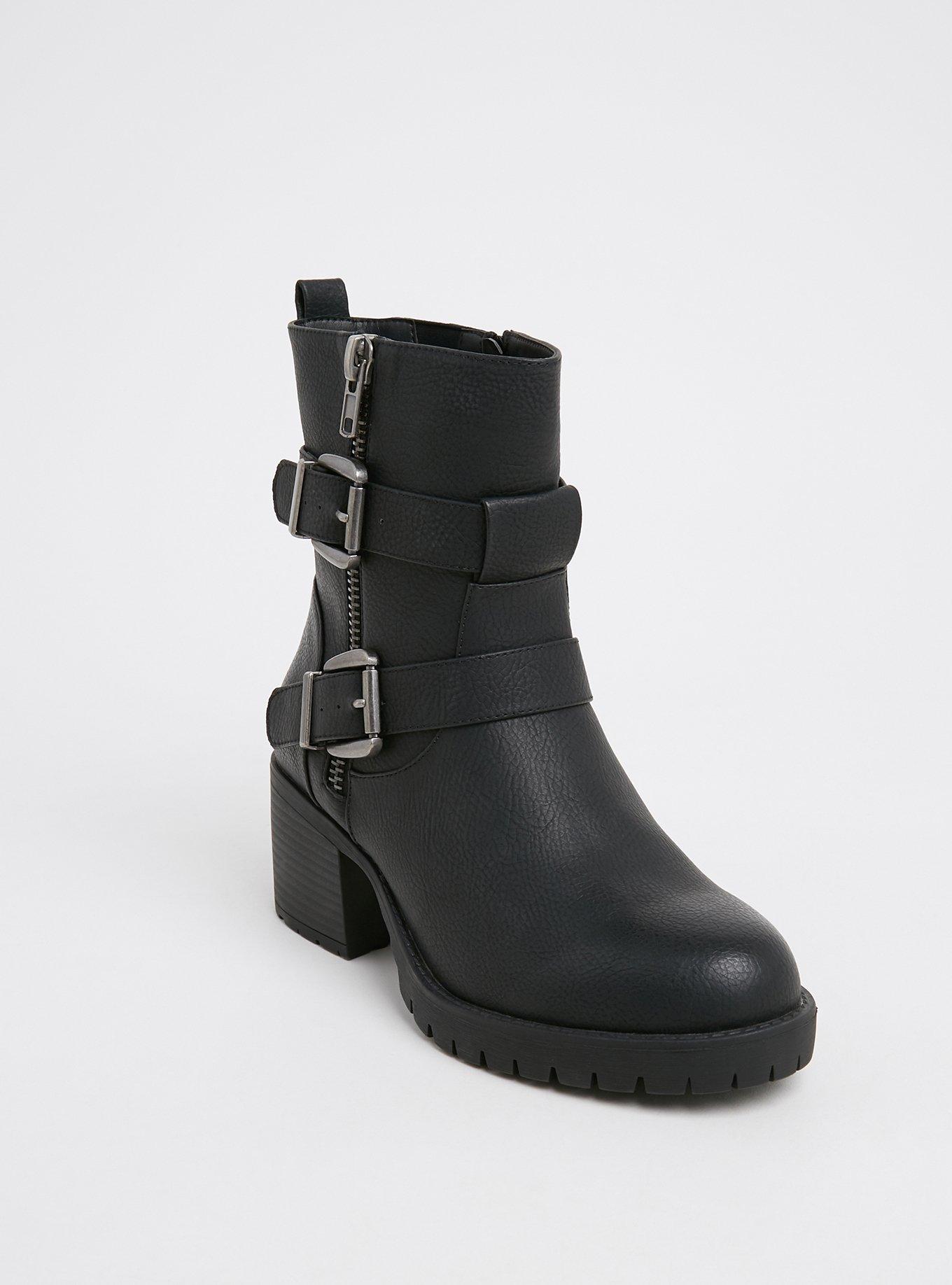 Lug Sole Moto Bootie (WW), , hi-res