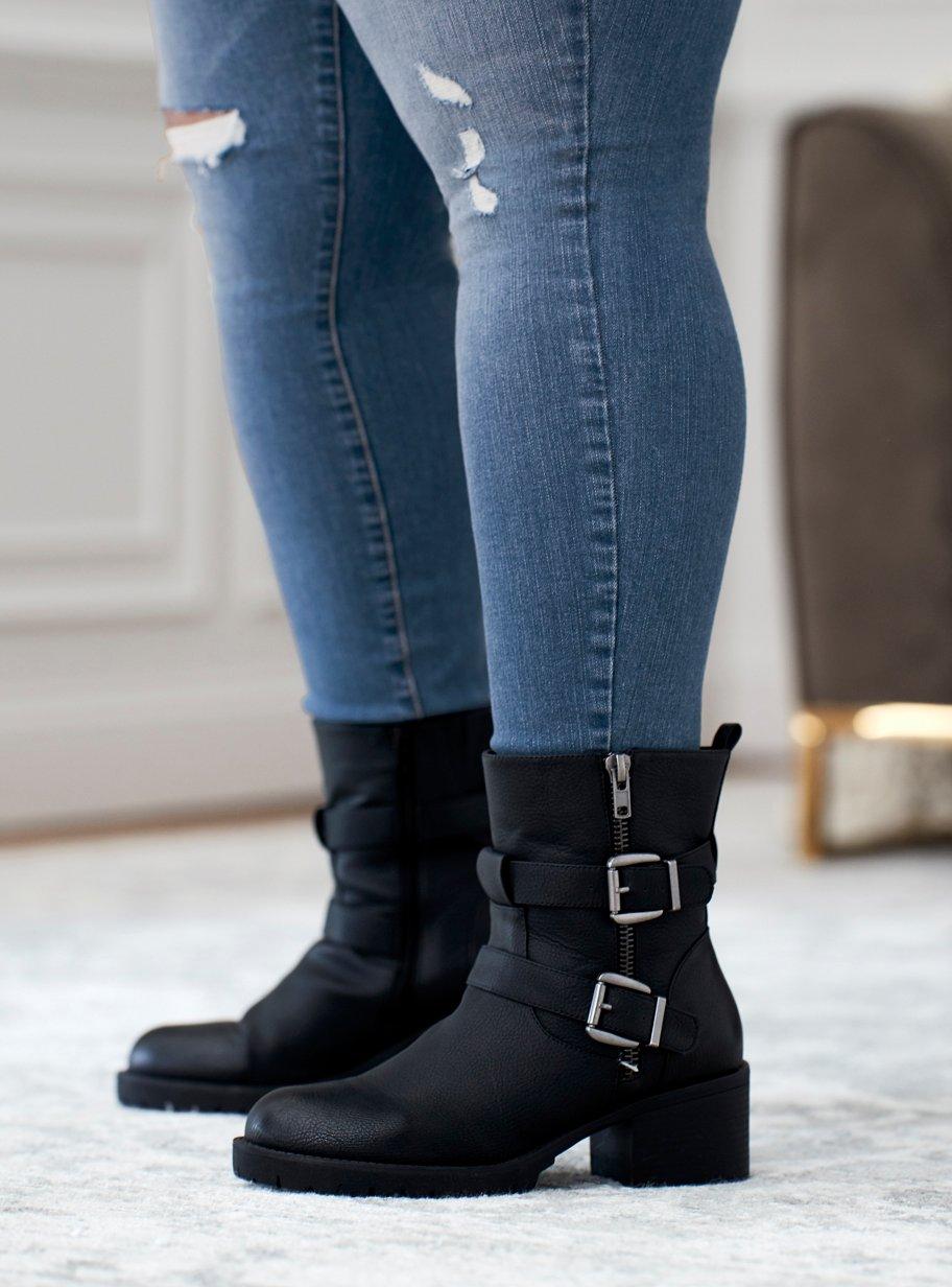 Lug Sole Moto Bootie (WW), , hi-res