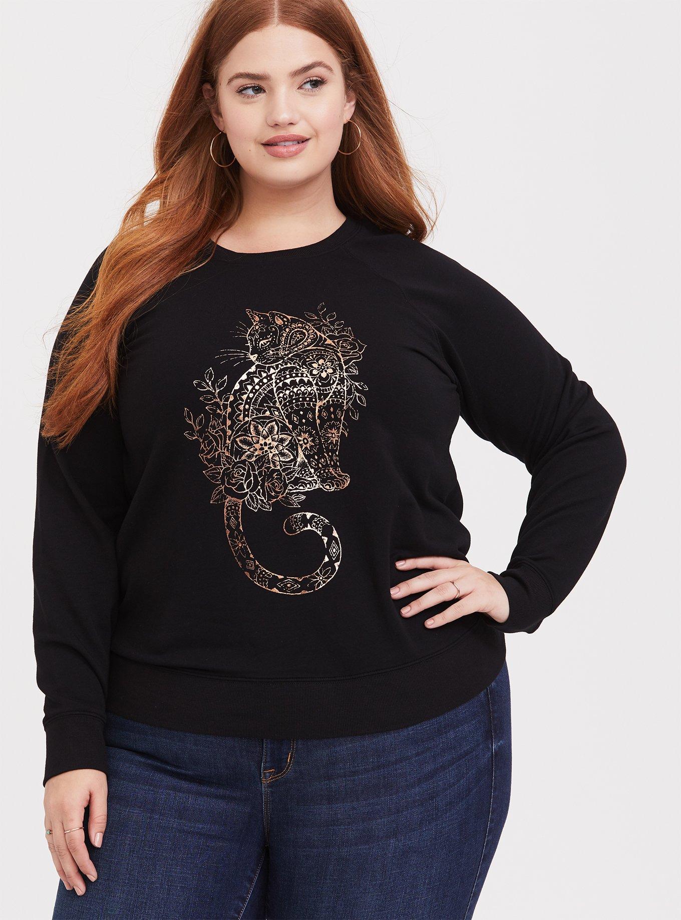 Torrid cat sweater top