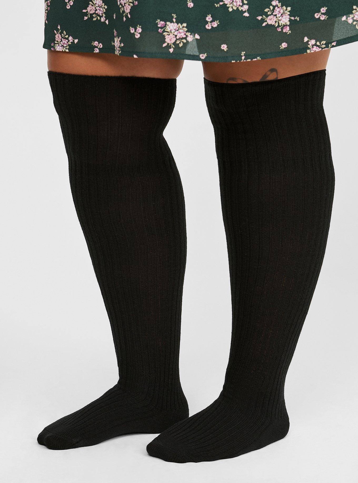 2 Pack Cable Knit Knee-High Sock