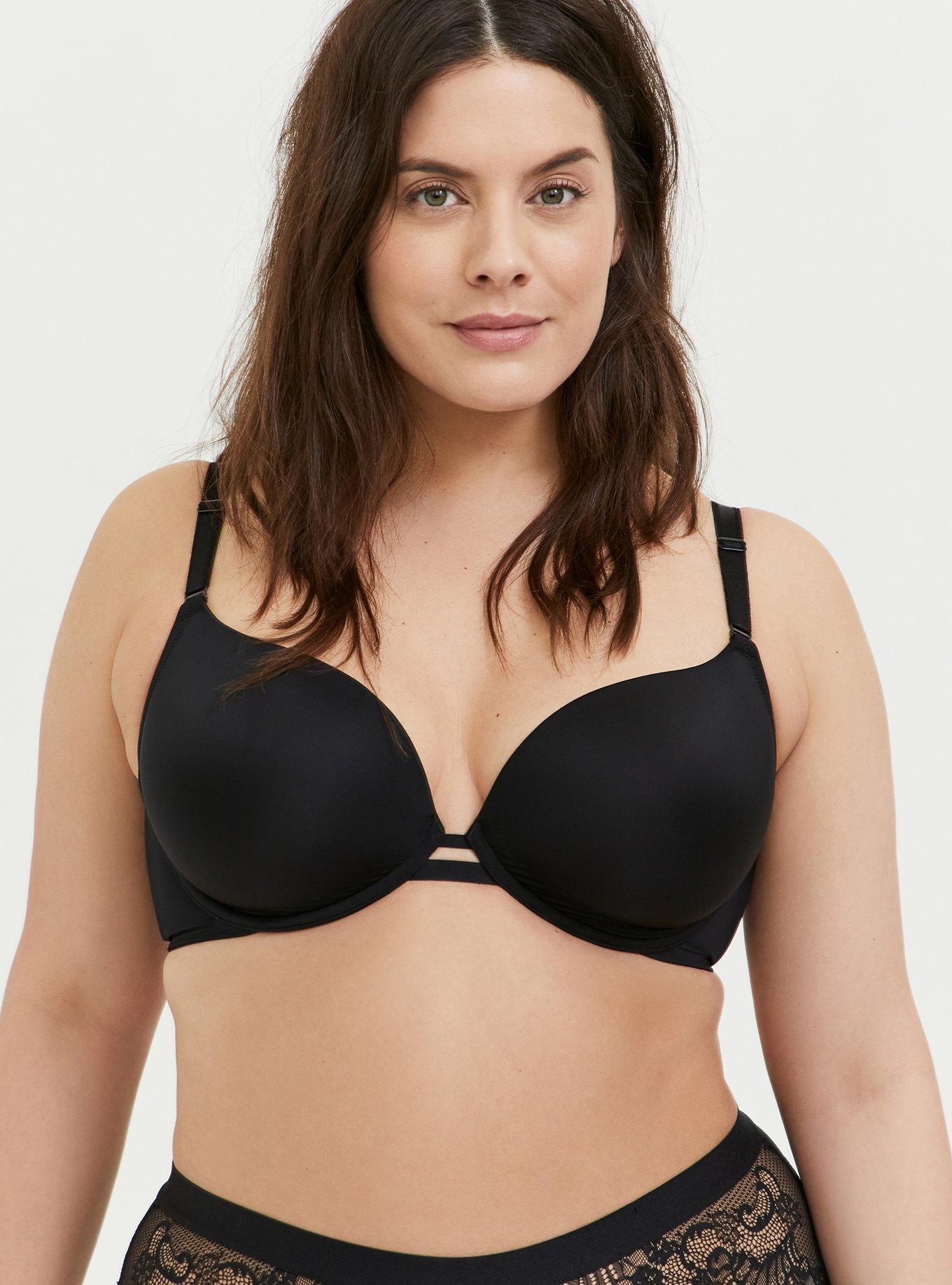 Plus Size - Plunge Lightly Lined Smooth 360° Back Smoothing™ Bra - Torrid