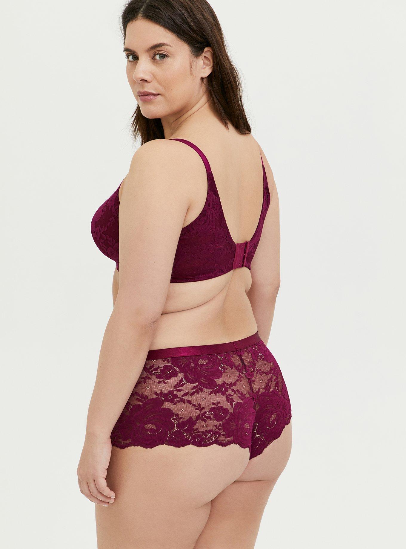 TORRID Full-Coverage Balconette Lightly Lined Exploded Floral Lace