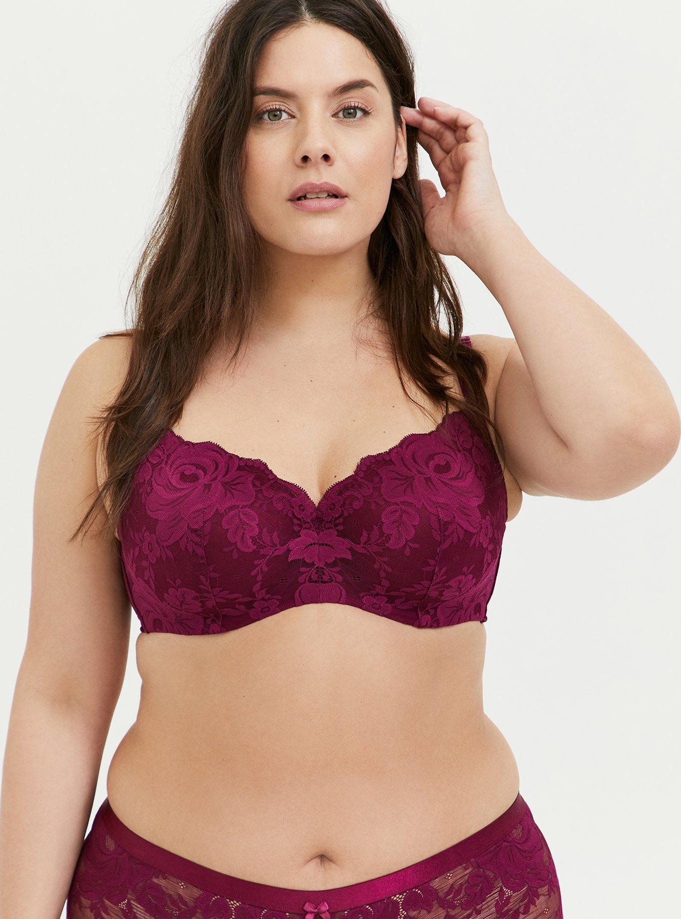 Torrid Bra! Dotted Lace! Back-Smoothing! Sizes 46B & 44C, 46C, 38D