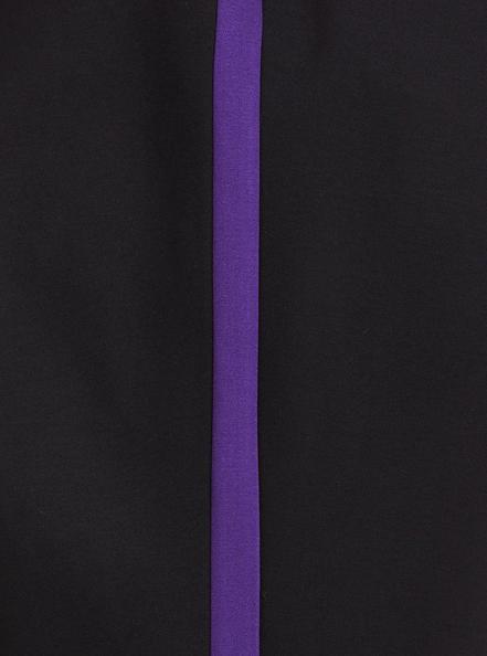 Premium Ponte Pull-On Sky High Trouser - Black with Purple Stripe, DEEP BLACK, alternate