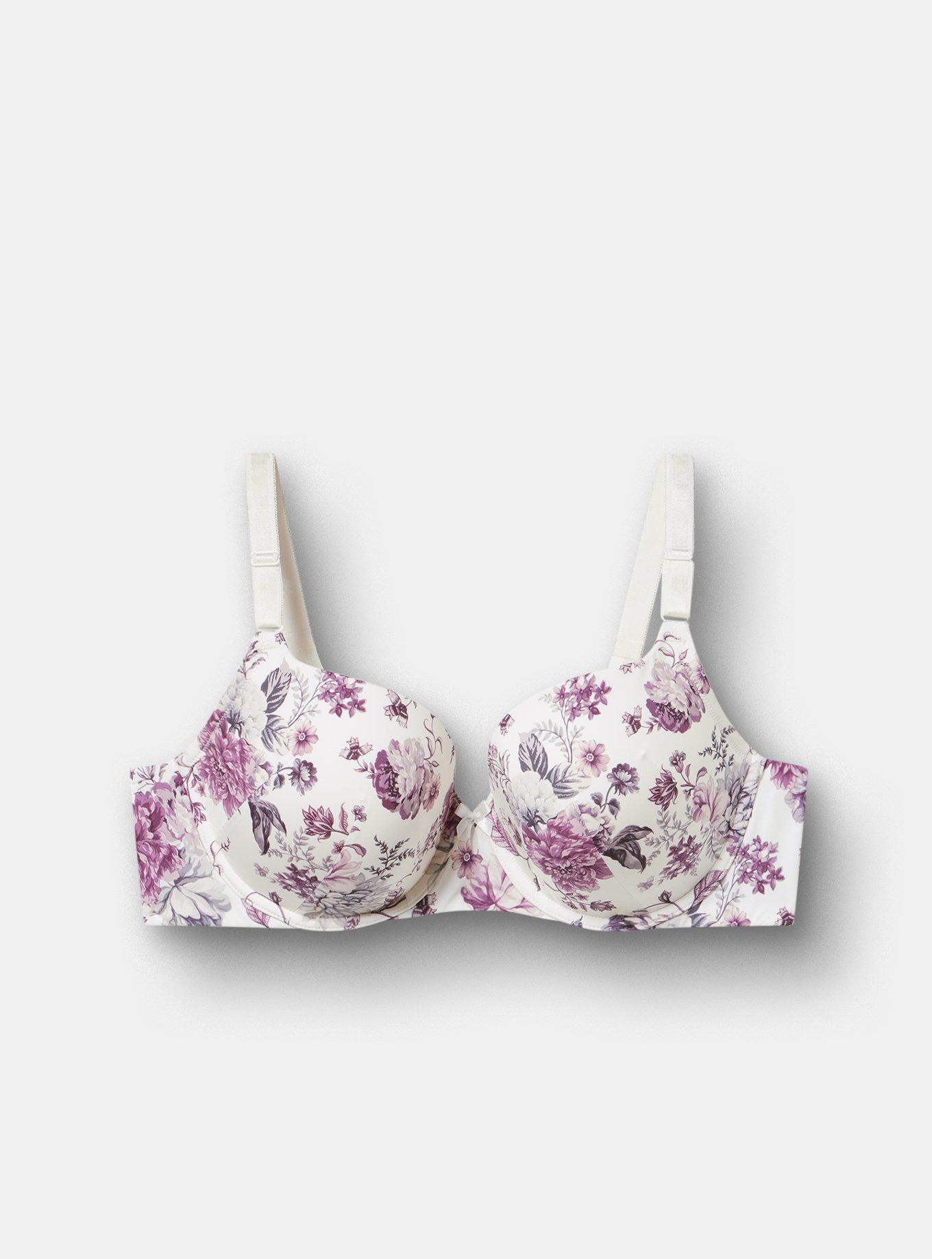Perfect Coverage Lightly Lined Smooth Bra, DREAM FLORAL, hi-res
