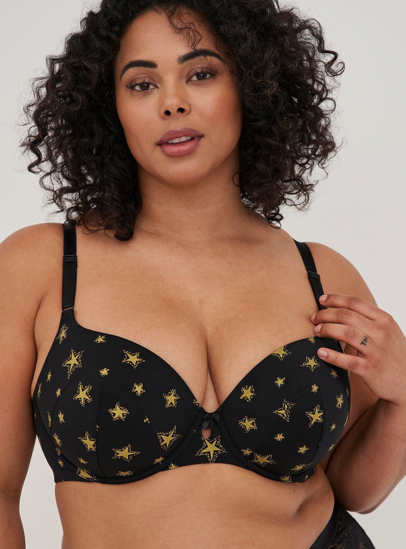 Torrid Curve Women's Bra Solid Black Underwire Size 46C - $10