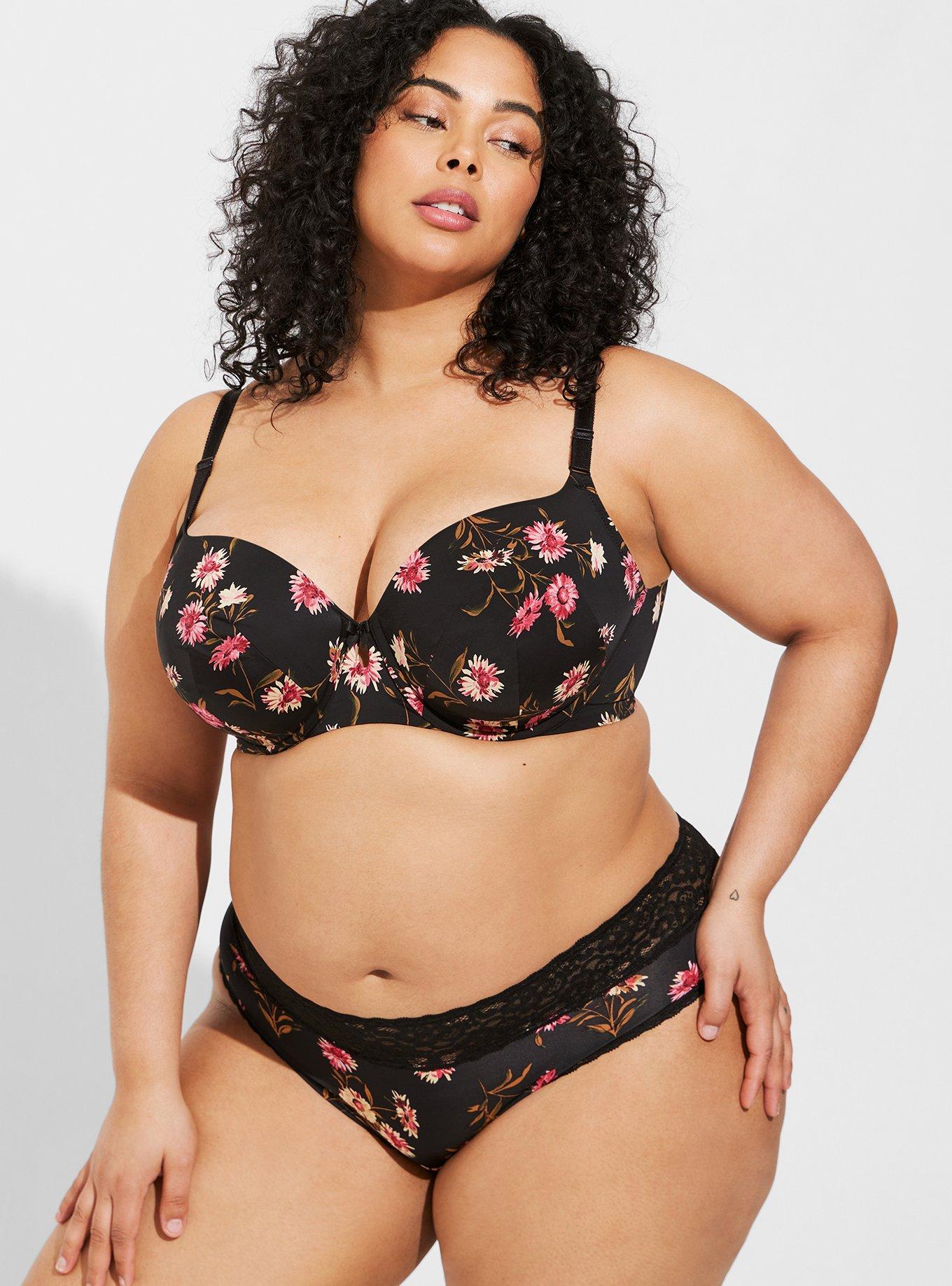 Plus Size - Tattoo Lace Bralette With Keyhole - Torrid