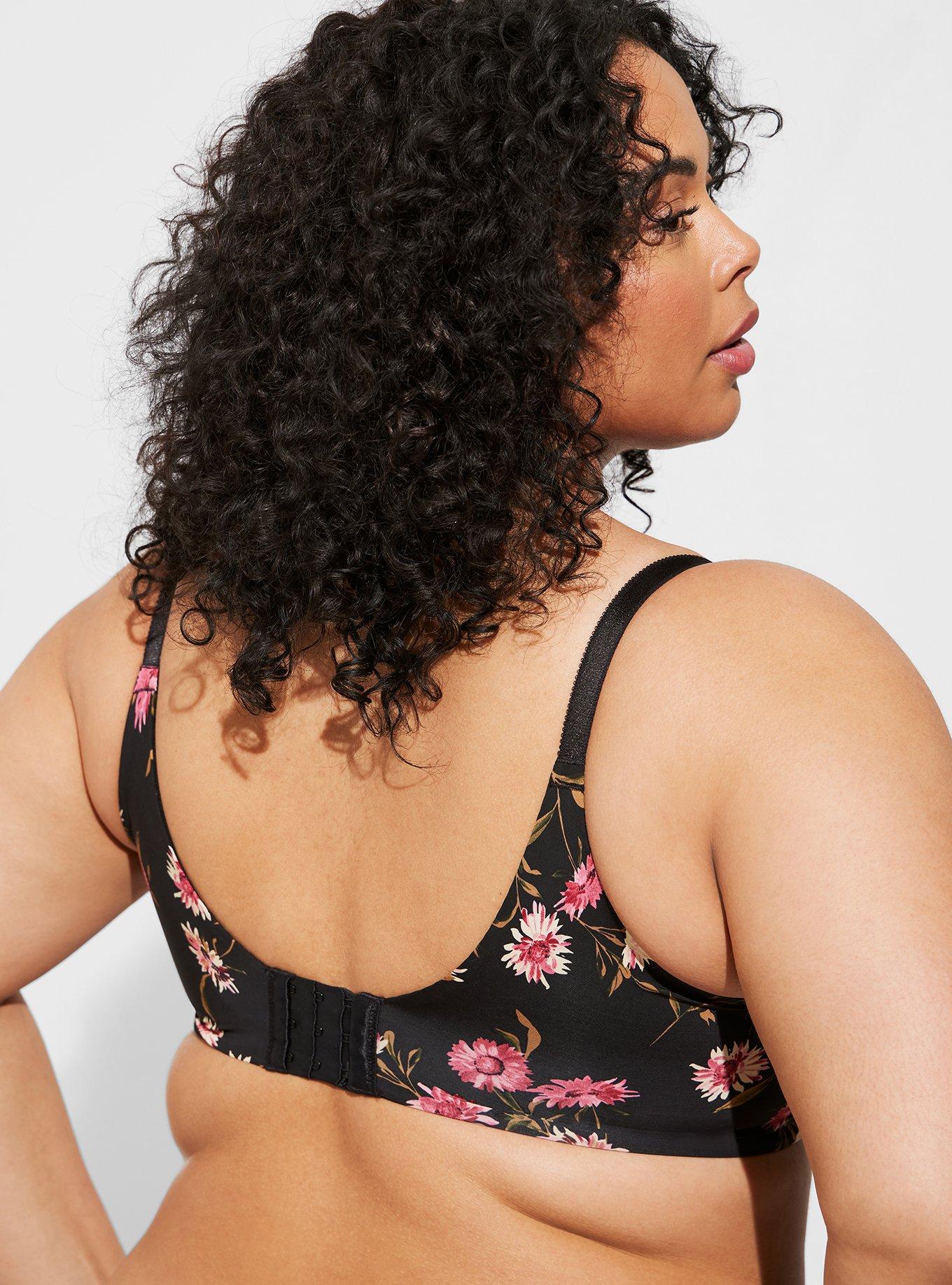 Torrid PUSH-UP T-SHIRT BRA - FLORAL LEOPARD SKULL size